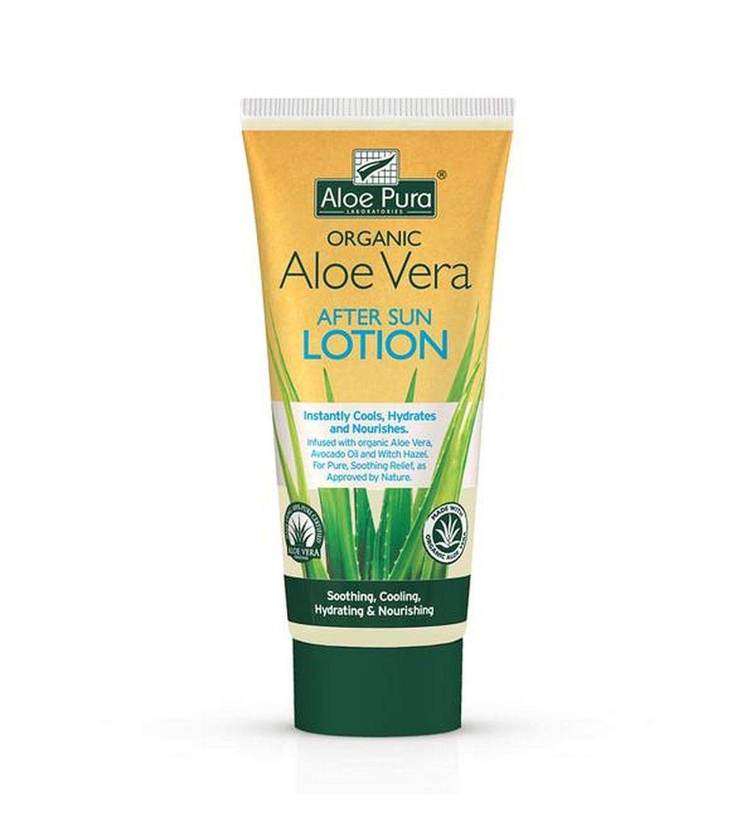 Organic Aloe Vera After Sun Lotion- 200ml by Aloe Pura