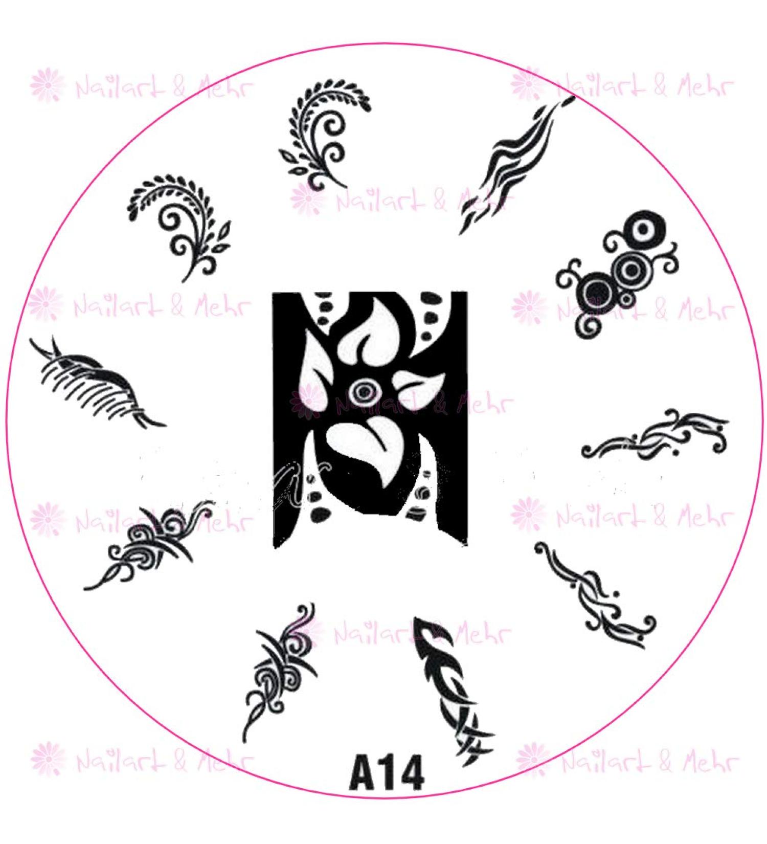 Stamping template # a-14