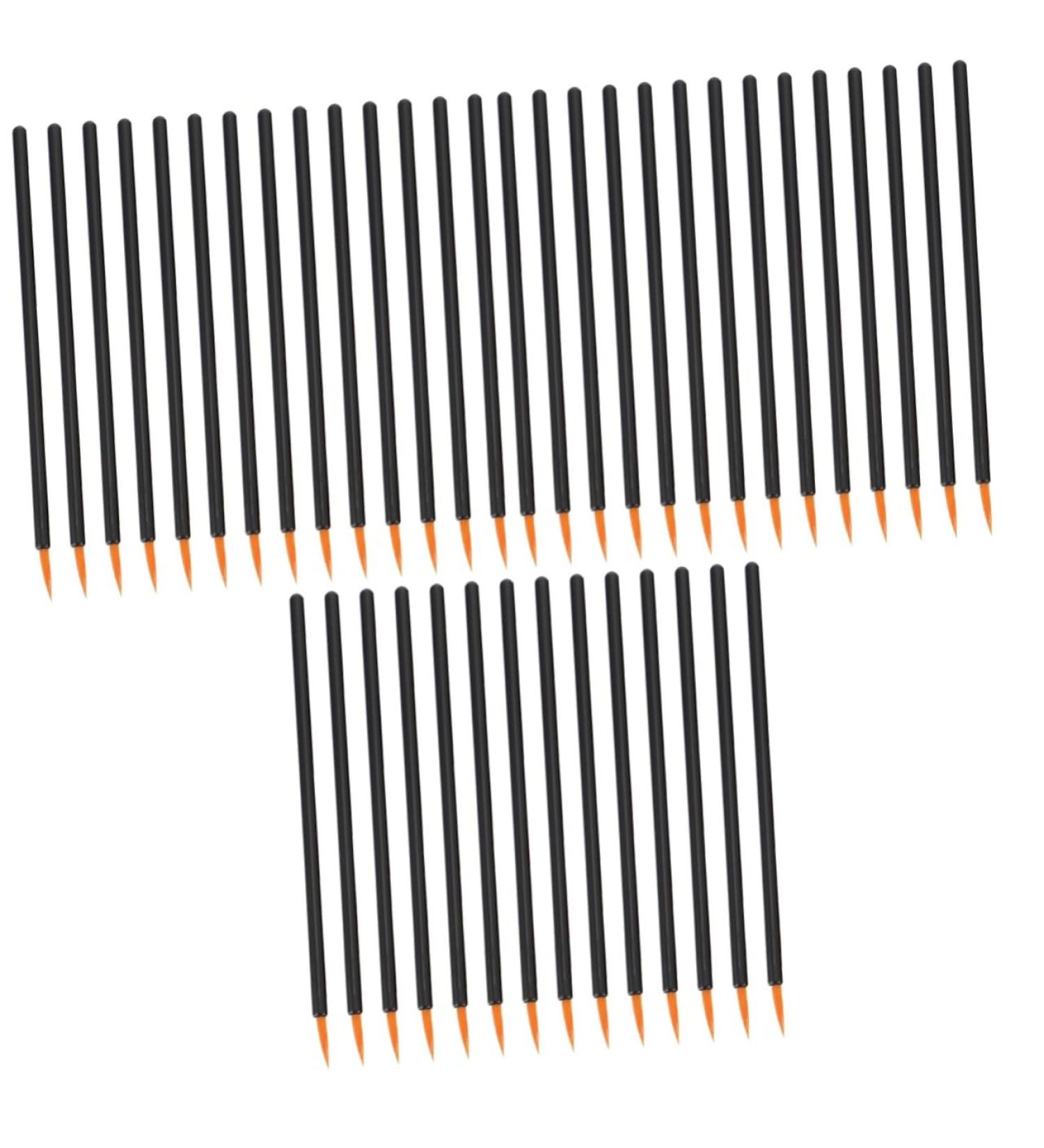 Mipcase 300 pcs Tool Brush Refined Women Fiber Black Face Hard Eyeliner Household 9x6.5cmx3pcs Blackx3pcs - Buy Online on GoSupps.com