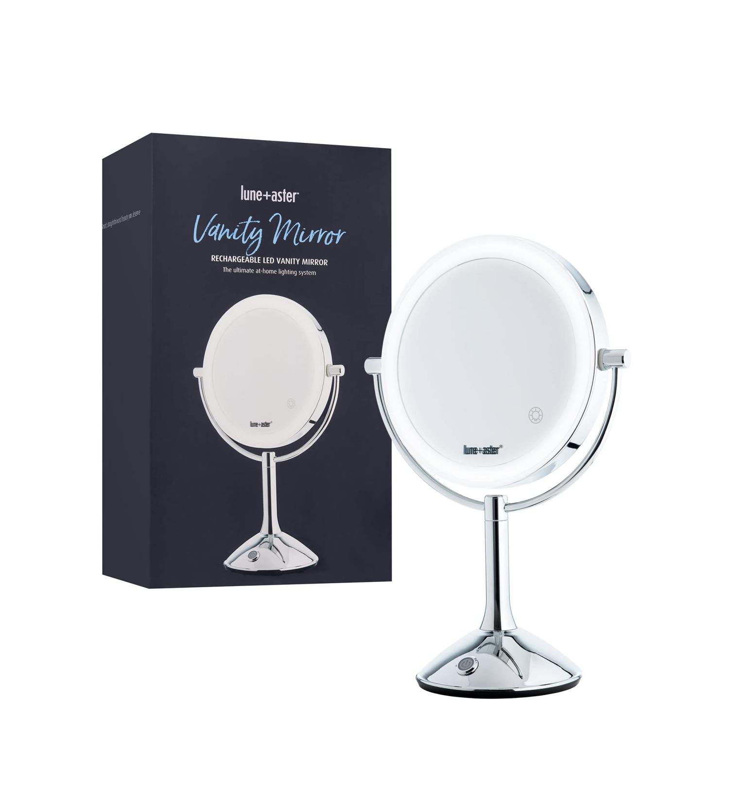 Lune+Aster Smart-Touch LED Vanity Mirror - Tri-Color Light System for Flawless Makeup & Skincare Application - Buy Online on GoSupps.com
