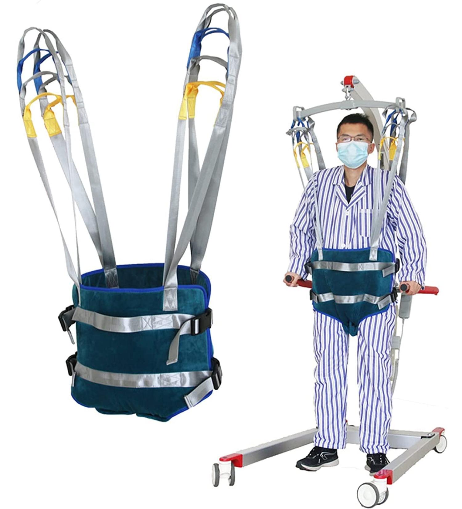 Patient Lift Sling with Four Point Support Standing Walking Sling Patient Assisted Walking Harness for Bariatric Nursing Caregiver Elderly nn (Size : L) - Buy Online on GoSupps.com