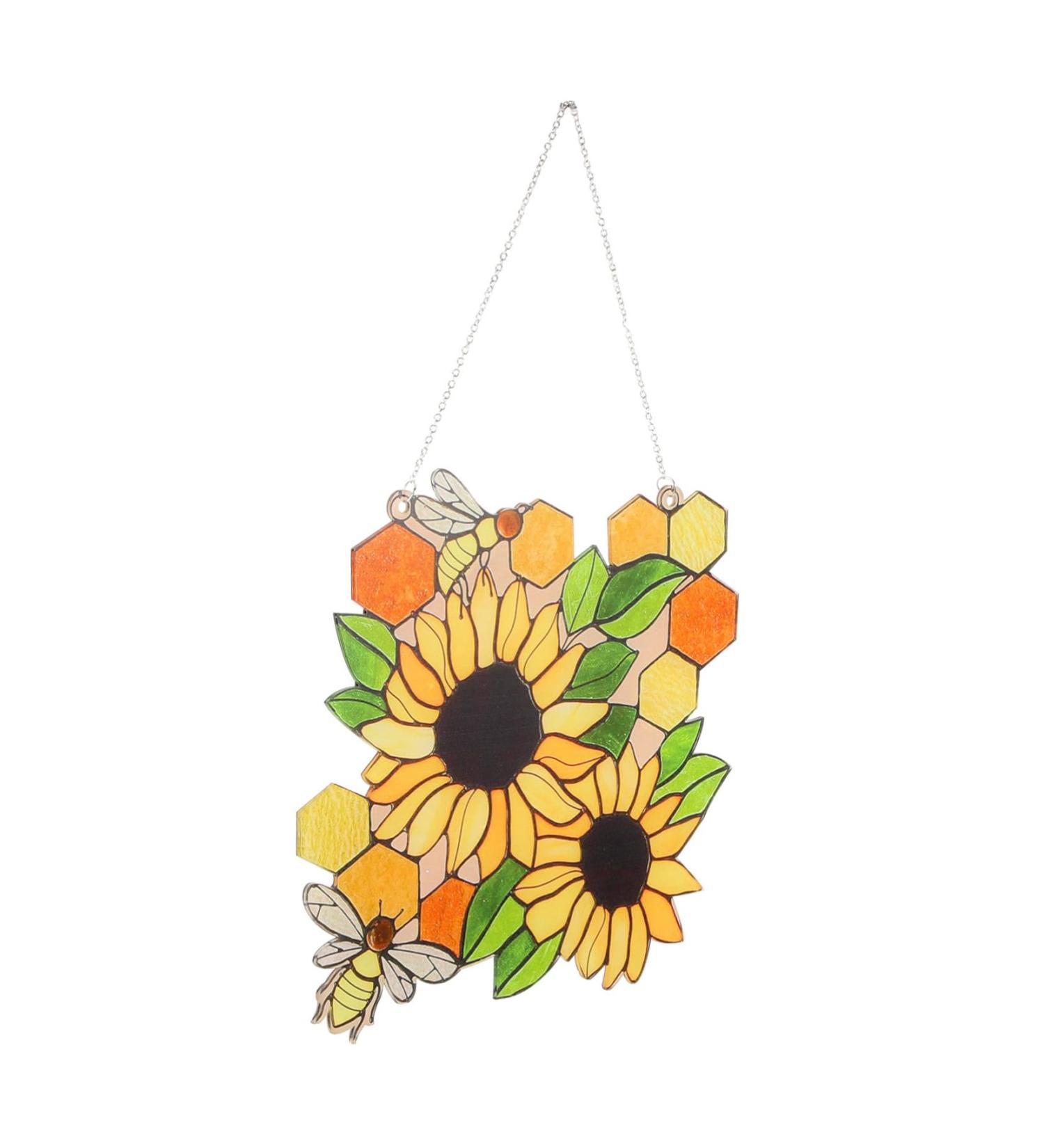 Zerodeko 1pc Bee Sunflower Home Decor Ornament Bee Decor for Home Sunflower Pendant Household Art Paintings - Buy Online on GoSupps.com