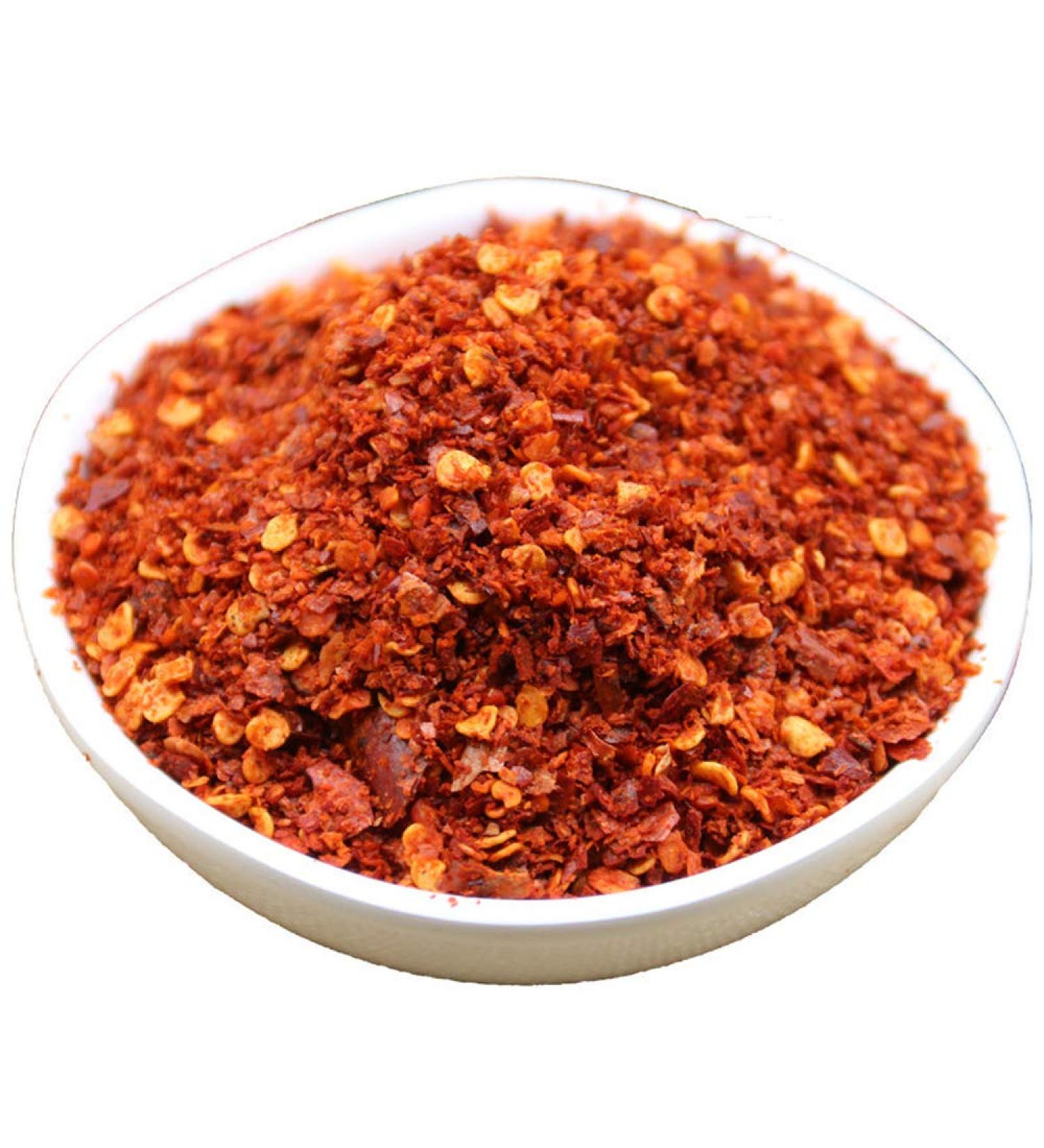 Sichuan Chili Flakes - Medium Spicy & Fragrant 100g for Noodles & Chili Oil - Buy Online on GoSupps.com