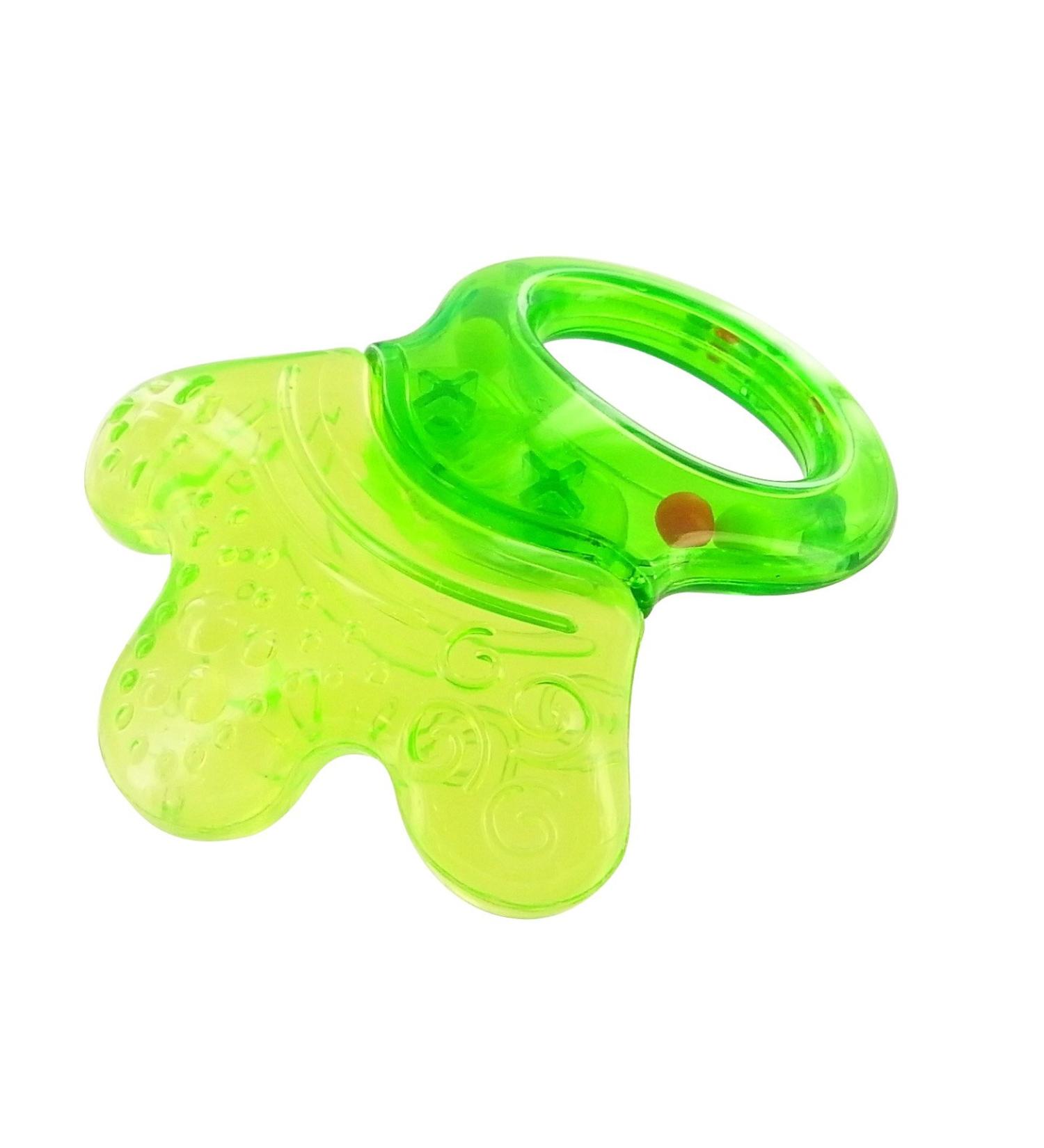 DBB Remond bite rattles green transparent