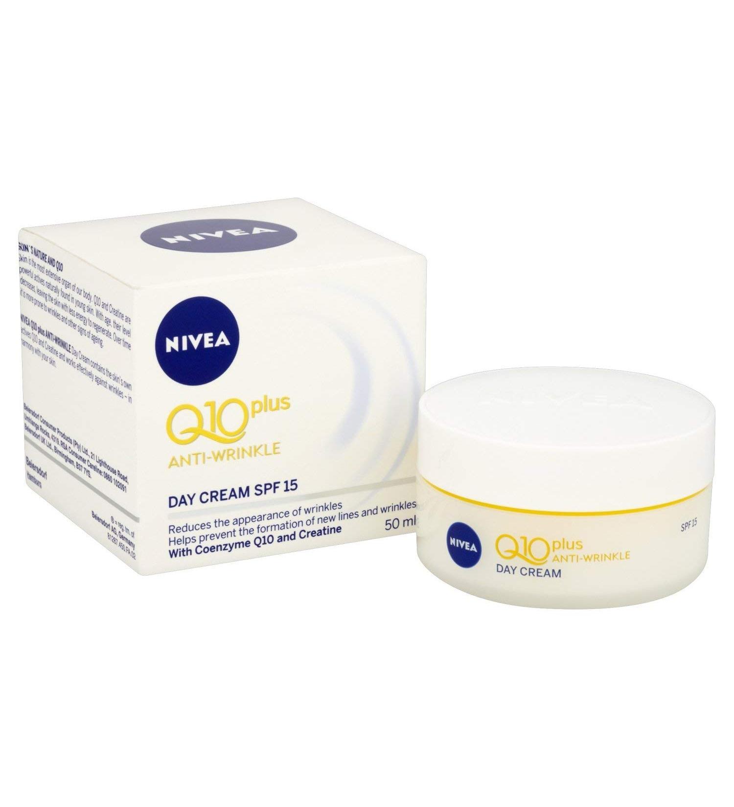 Nivea Visage Q10 Plus Creatine Anti Wrinkle Day Cream 1.7oz. / 50ml 1.69 Fl Oz (Pack of 1)