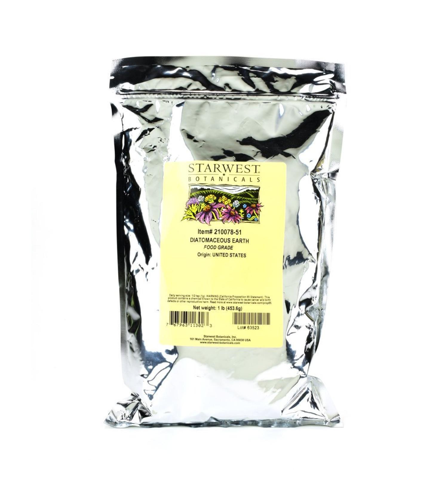 Starwest Botanicals Diatomaceous Earth Supplement 1 Pound