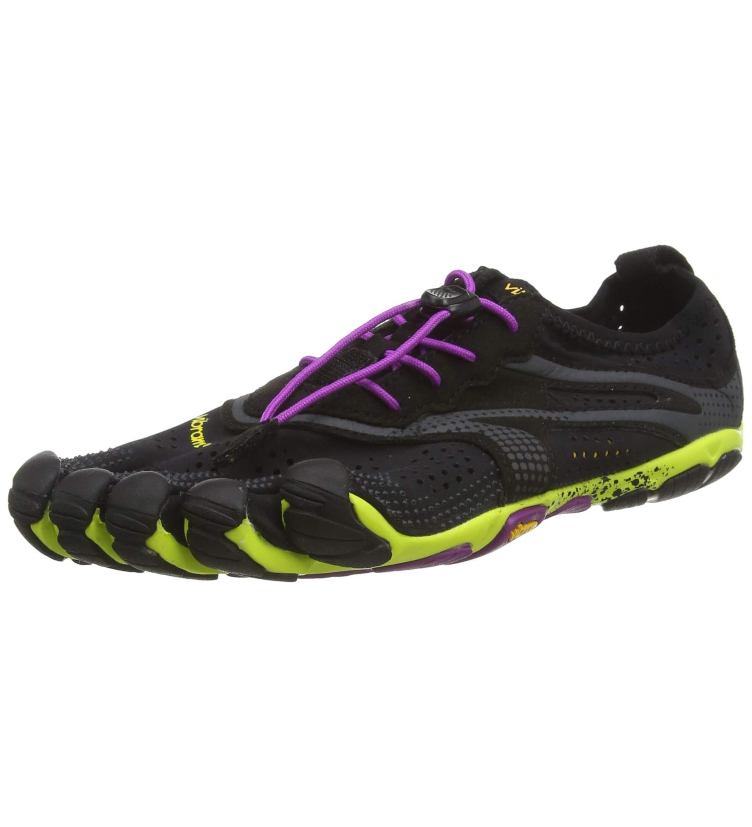 Vibram Women's V-Run Sneaker 17w7004 - Multicolor Black Yellow Purple - 42 EU | International Shipping Available - Buy Online on GoSupps.com