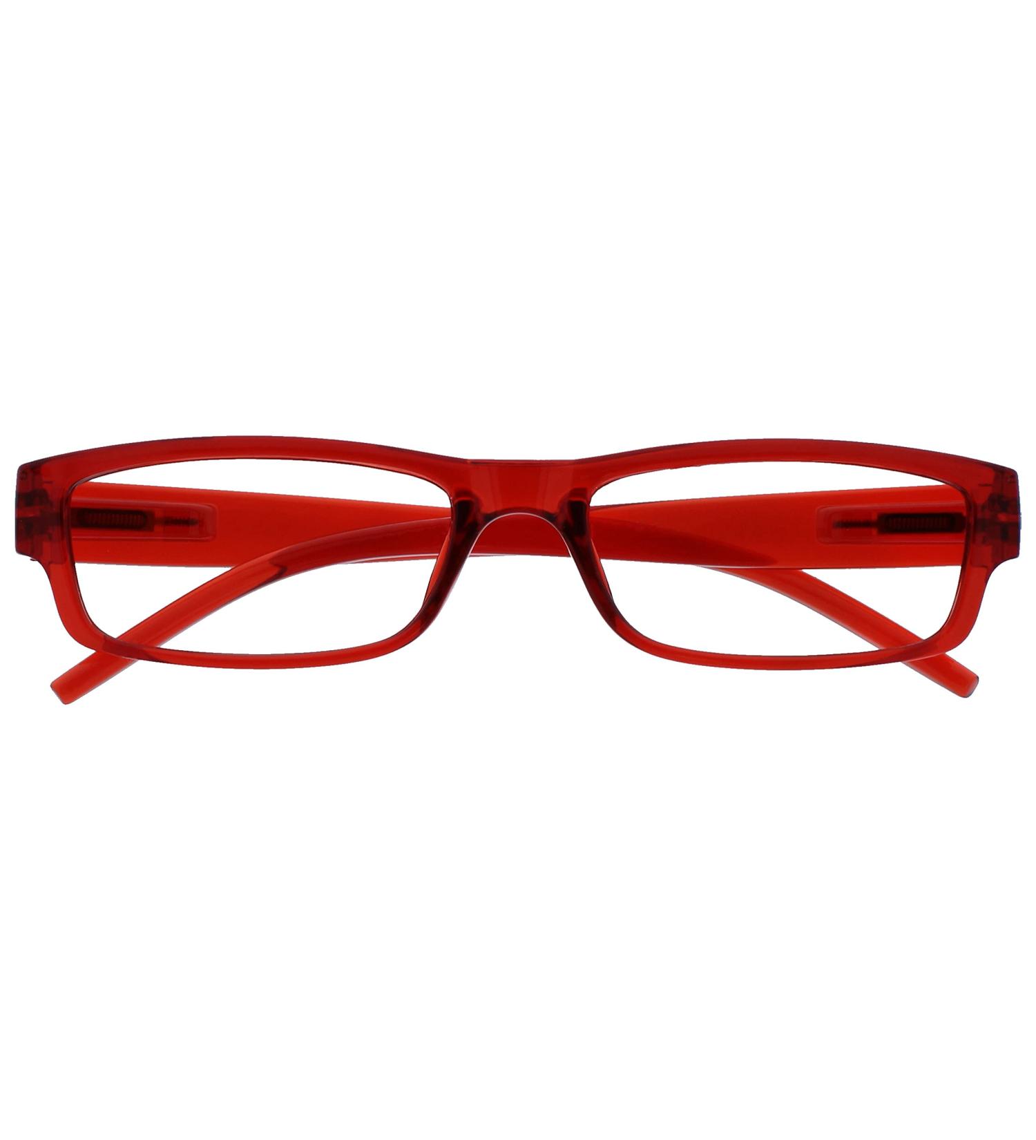 Red Lightweight Reading Glasses +2.50 Magnification for Men and Women | R32-Z - Buy Online on GoSupps.com