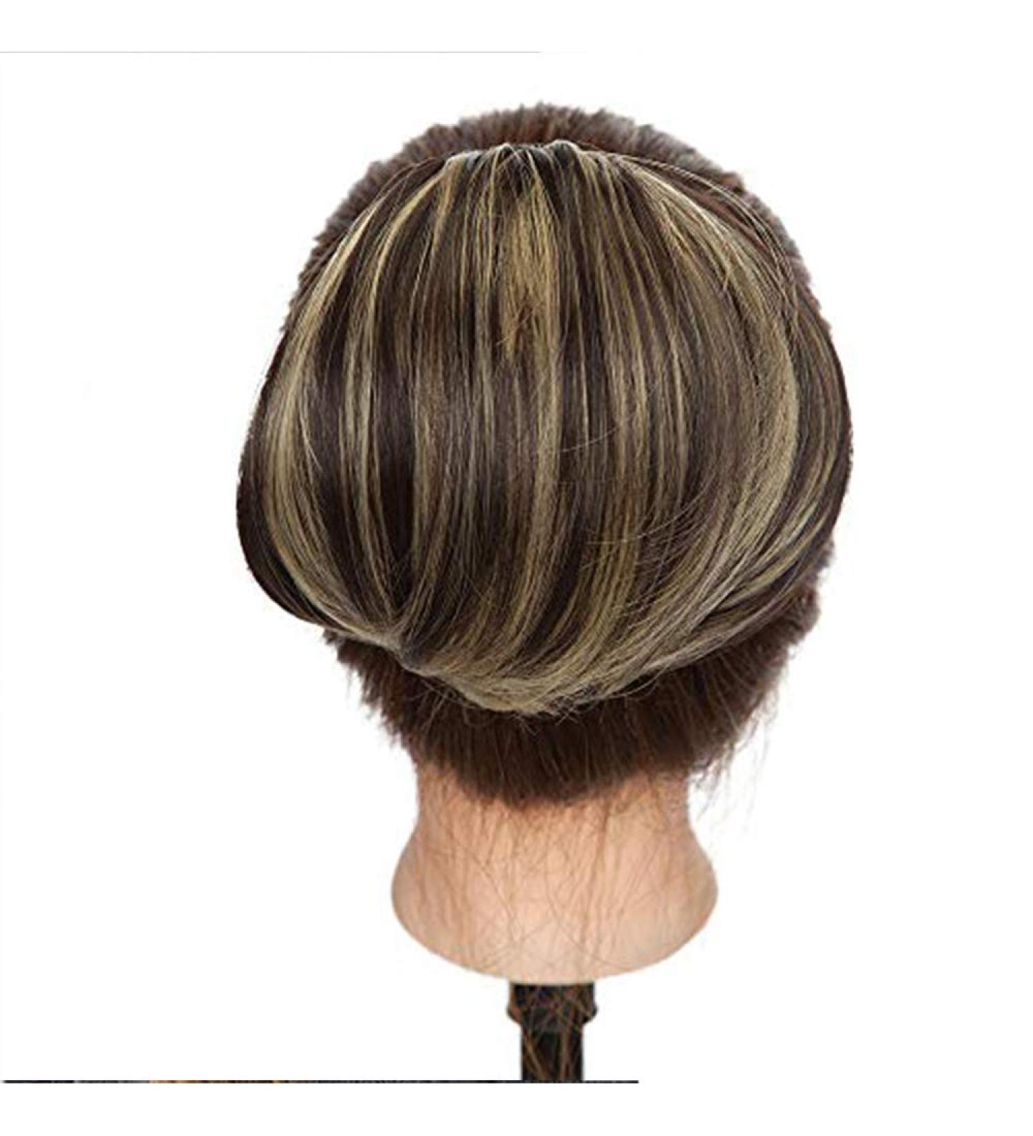 Hepburn Ombre Updo Hairpiece: Dark Blonde & Ash Blonde Chignon Wig Ponytail Extension - Buy Online on GoSupps.com