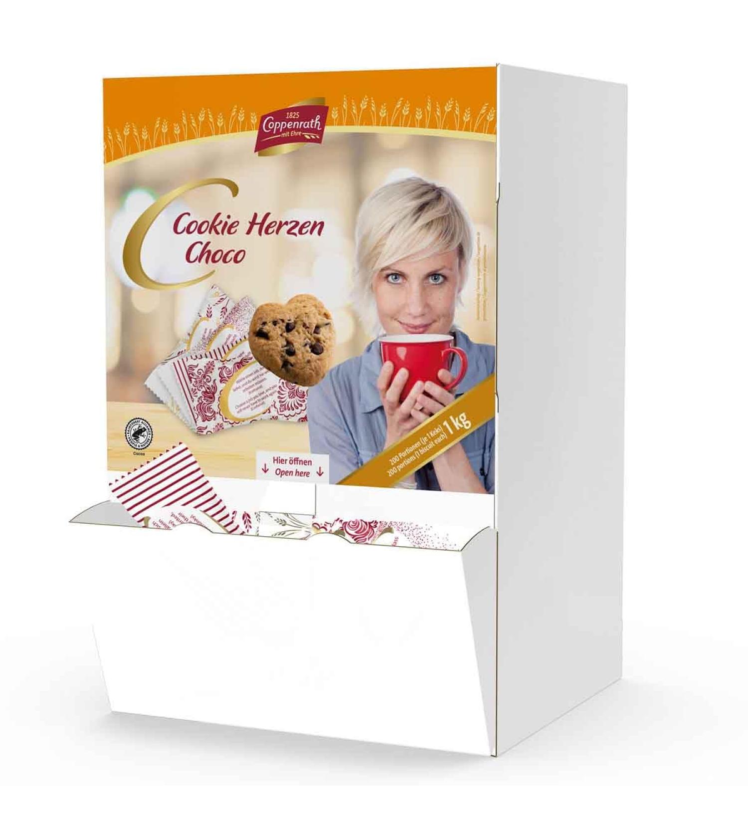 Coppenrath Coppenrath Chocolate Hearts Cookie Portions