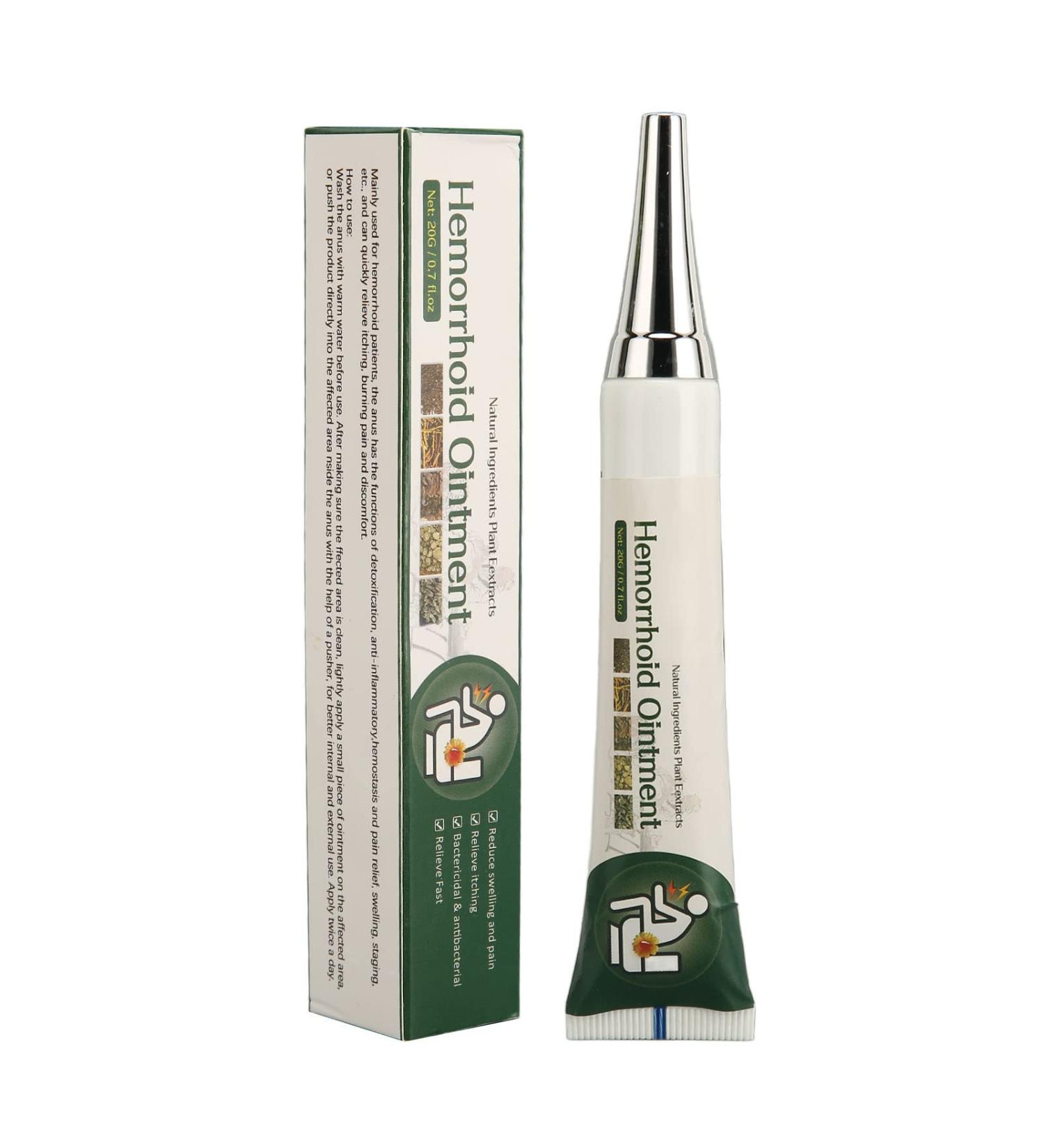 Hemorrhoids Treatment Cream - Fast Relief for Itching and Swelling - 2 Boxes (40g) - Effective Hemorrhoid Treatment - Buy Online on GoSupps.com