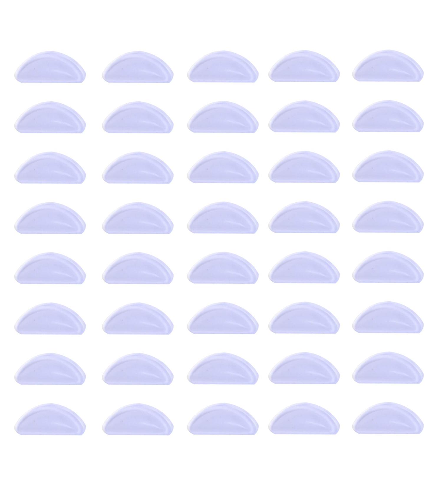 JoXiGo 20 Pairs Soft Silicone Glasses Nose Pads - Non-Slip Self-Adhesive for Sunglasses (2.5mm) - Clear - International Shipping Available - Buy Online on GoSupps.com