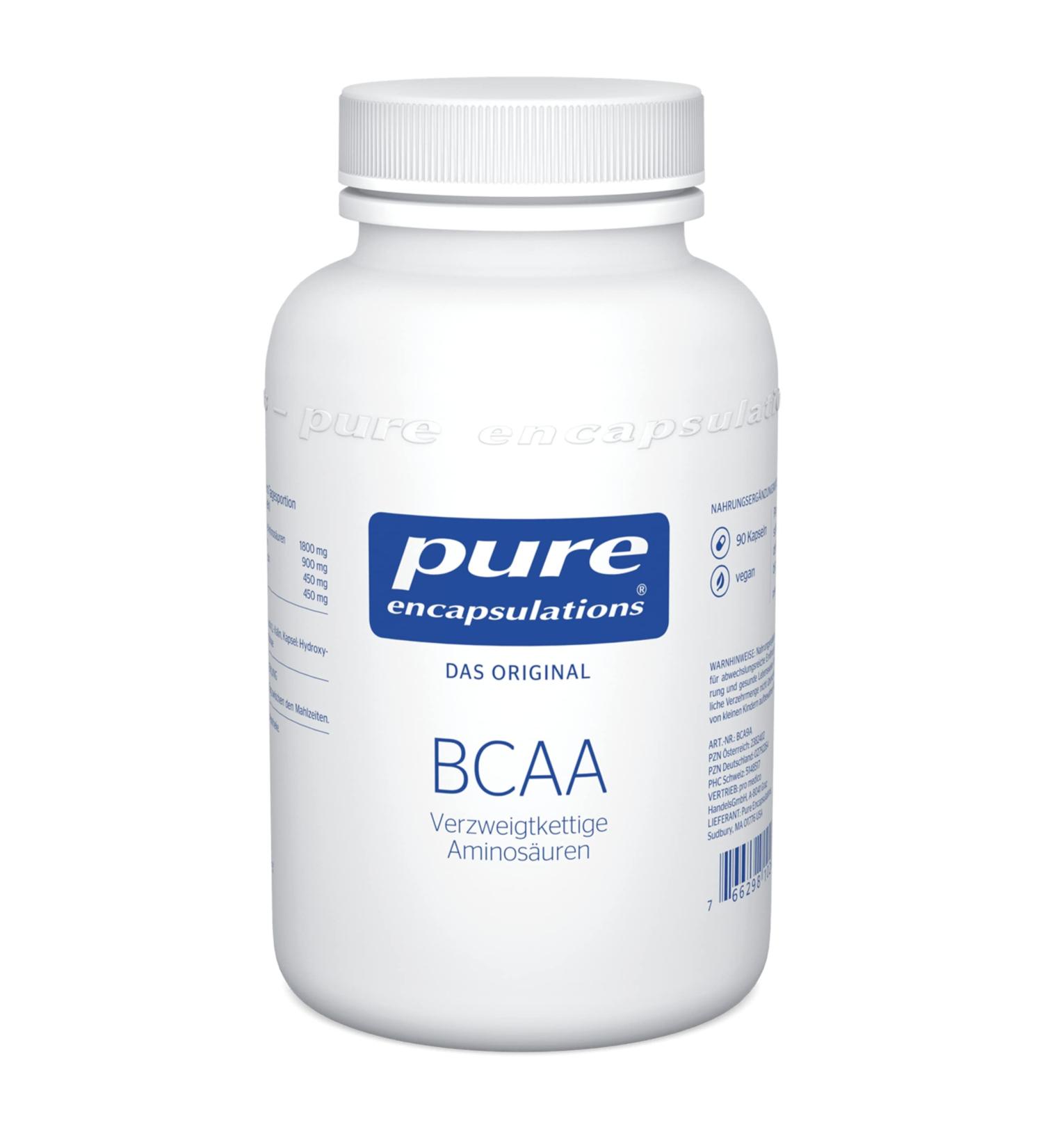 Buy Pure Encapsulations BCAA - 90 Capsules | Premium Quality Amino Acids for Optimal Performance & Recovery - Fast International Shipping - Buy Online on GoSupps.com