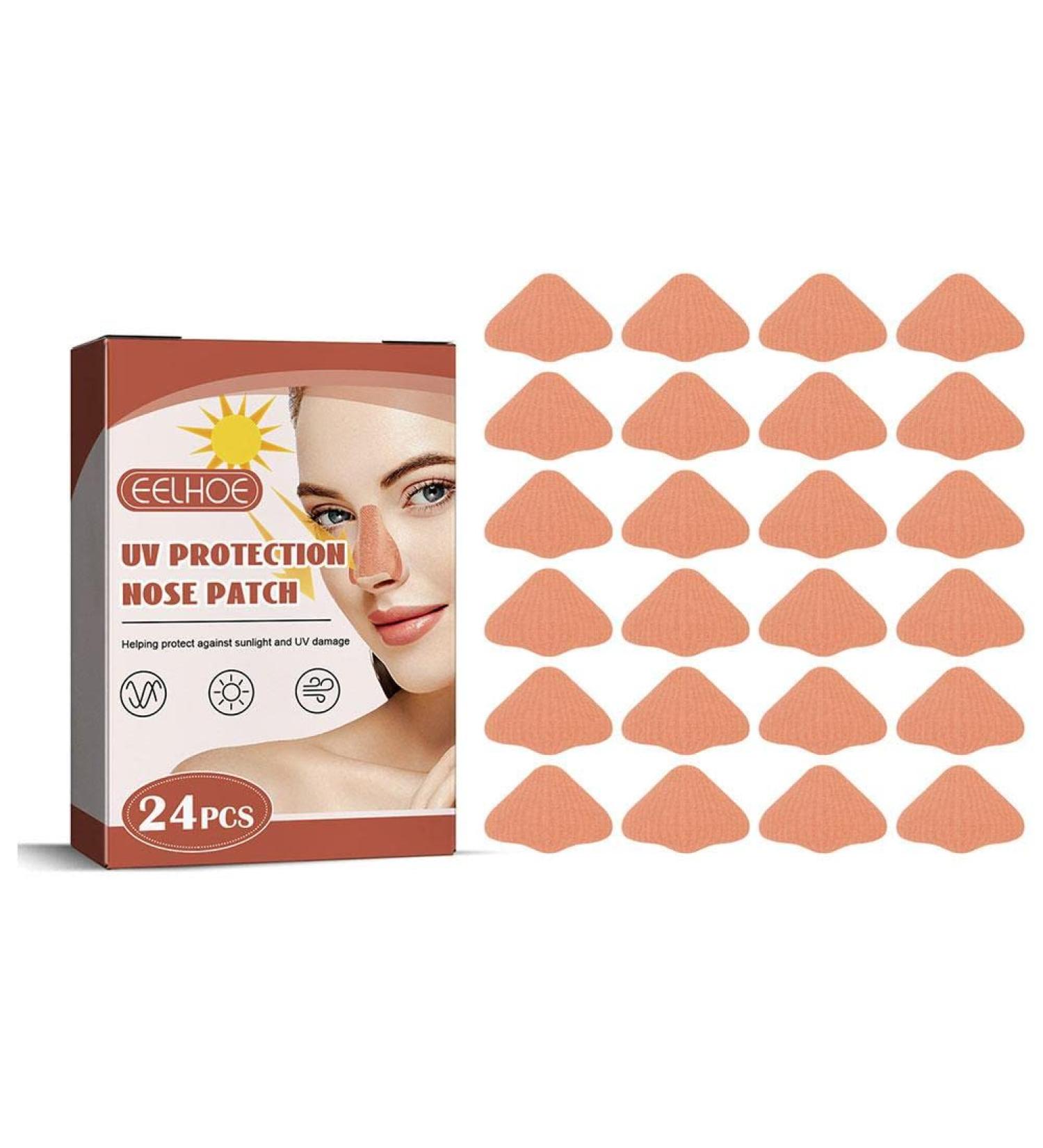 YXRRRving 24-Piece Sun Protection Nose Plaster - Breathable UV Care Mask for Outdoor Activities - Buy Online on GoSupps.com