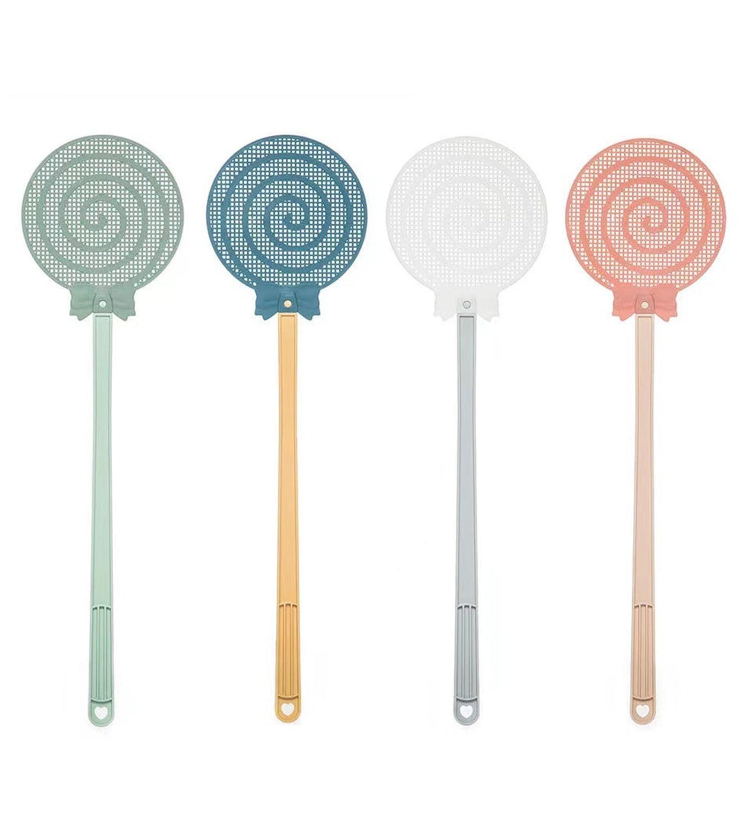 BAMFY 4 Pcs Fly Swatter for Indoors Flexible and Durable Heavy Duty Plastic Flyswatter Manual Swat Set Fly Swatters for Mosquito Bee Spiders Insects - Buy Online on GoSupps.com