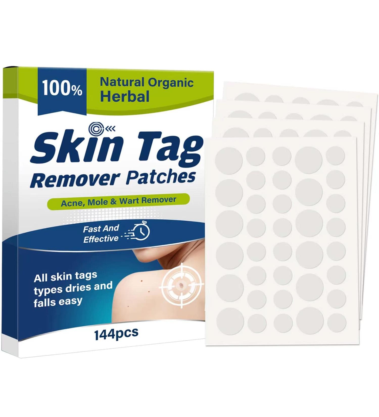 Skin Tag Remover Patch 144 PCS | Safe & Effective Skin Tag Removal Patches | 144 pcs/box - Buy Online on GoSupps.com