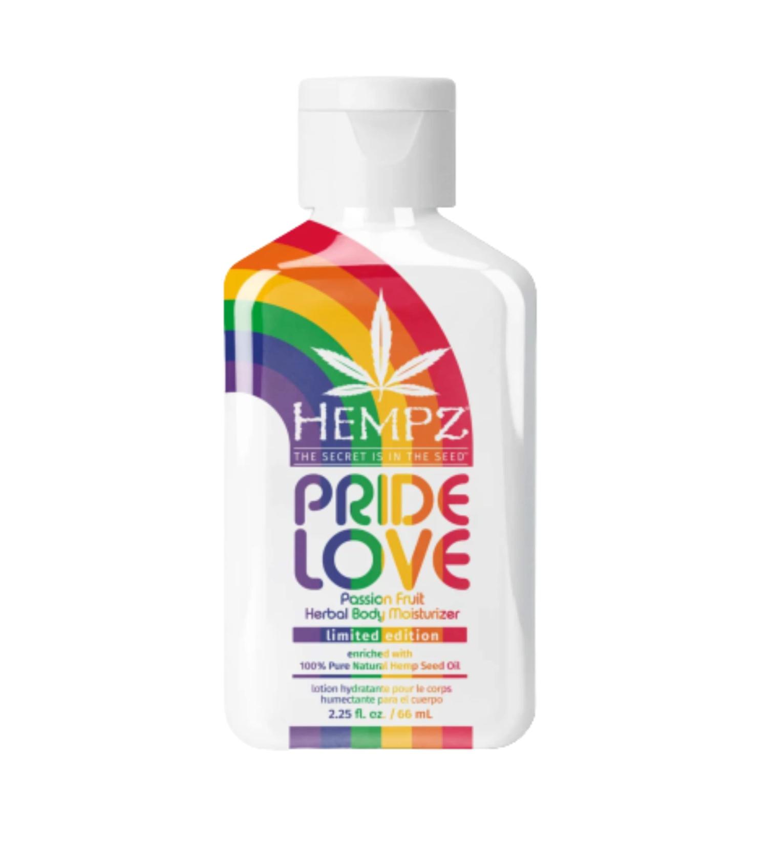 Hempz Passion Fruit Pride Love Limited Edition Body Lotion - Shea Butter, Aloe, Lavender Extract, Hemp Seed Oil - Travel Size - Buy Online on GoSupps.com