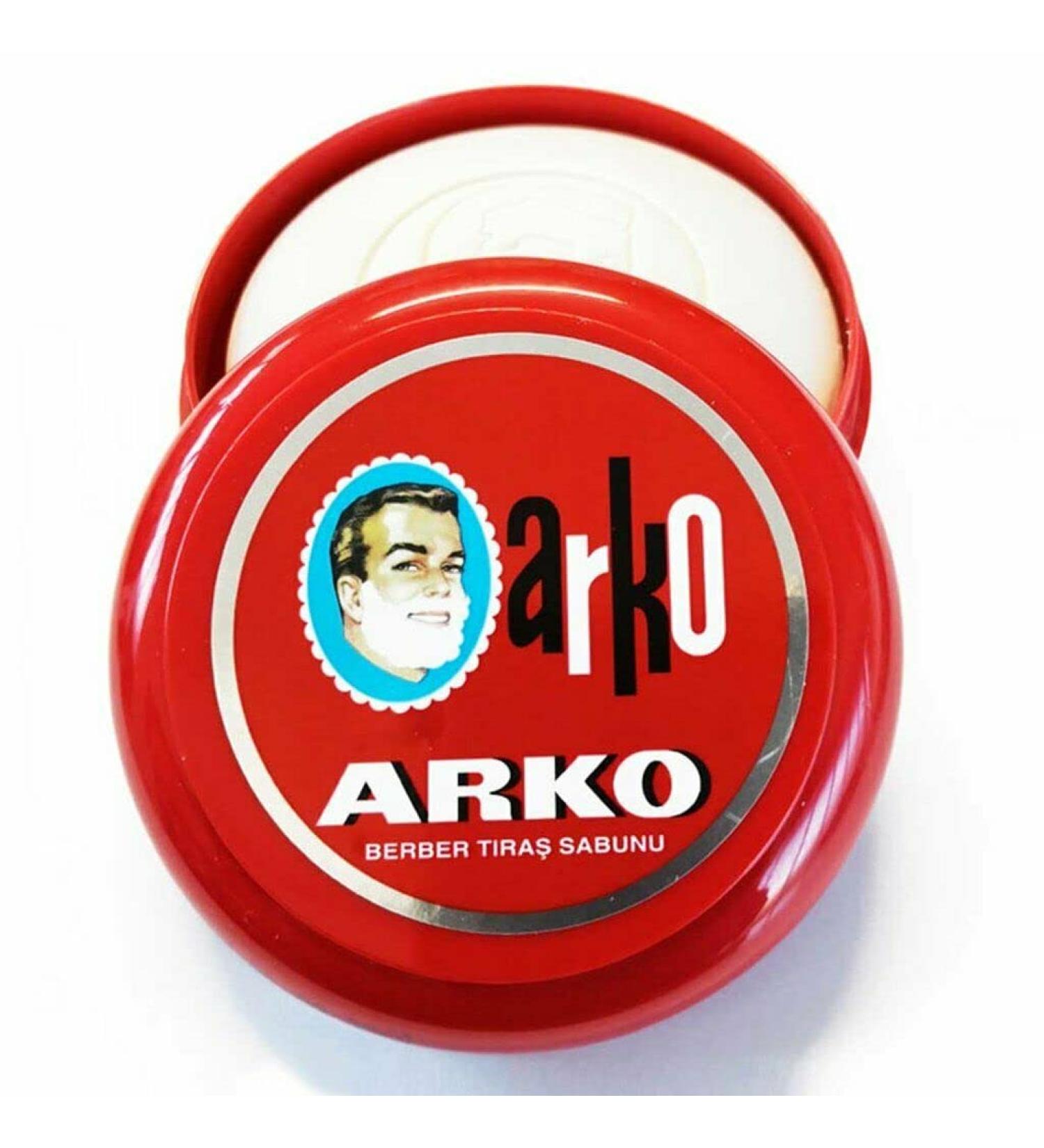 Arko Shaving Soap in Bowl - 90g | Premium Men's Grooming Essential - Buy Online on GoSupps.com