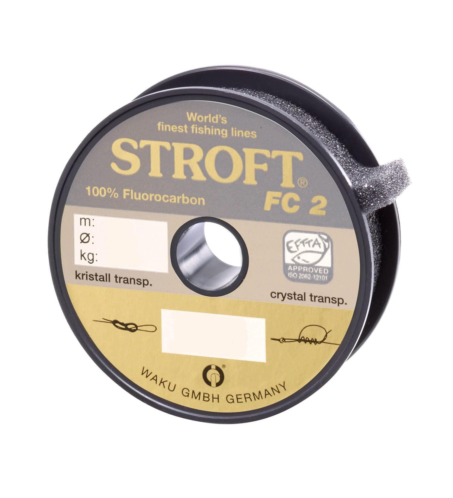 Buy STROFT FC2 Fluorocarbon 100m - 0.220mm 4kg - Premium Fishing Line for International Shipping - Buy Online on GoSupps.com