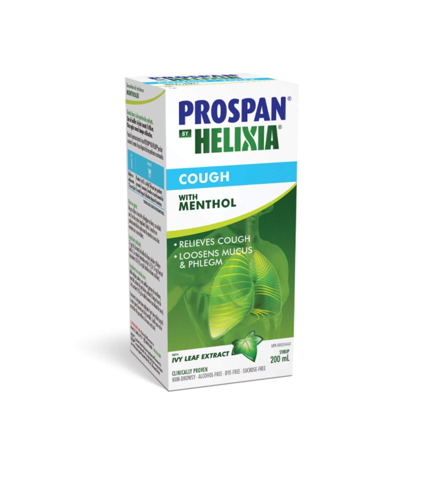 Buy Helixia Prospan Cough Syrup with Menthol - 200ml | Fast International Shipping - Buy Online on GoSupps.com