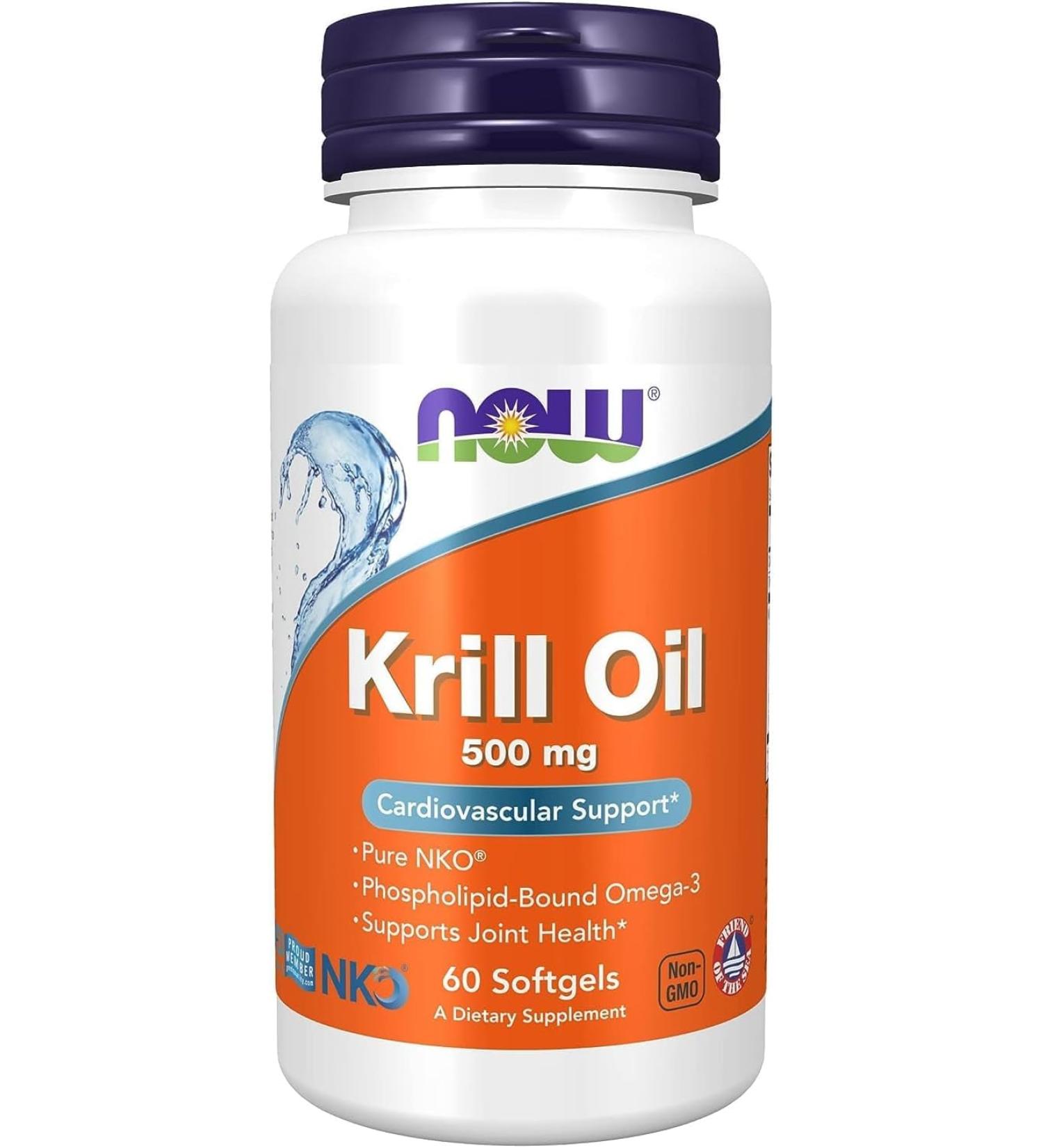 Neptune Krill 500mg & CoQ10 50mg 60gel - Buy Online on GoSupps.com