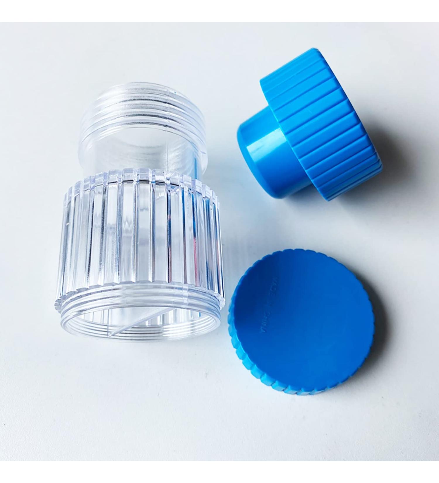 YLWX Children's Pill Cutter & Crusher - Manual Grinder for Elderly | Blue Pill Storage Solution - Buy Online on GoSupps.com