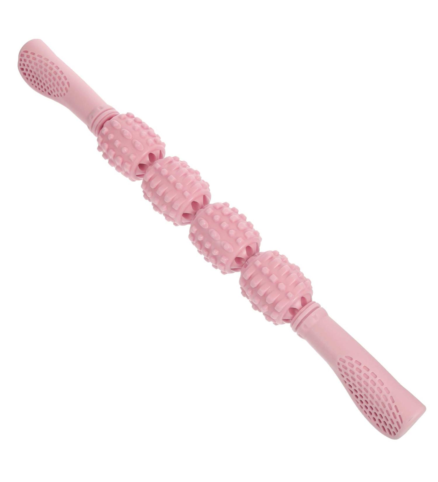 Exceart Scalp Massage Device - Pink Muscle Roller Stick for Neck & Legs | Deep Tissue Pain Relief - Buy Online on GoSupps.com