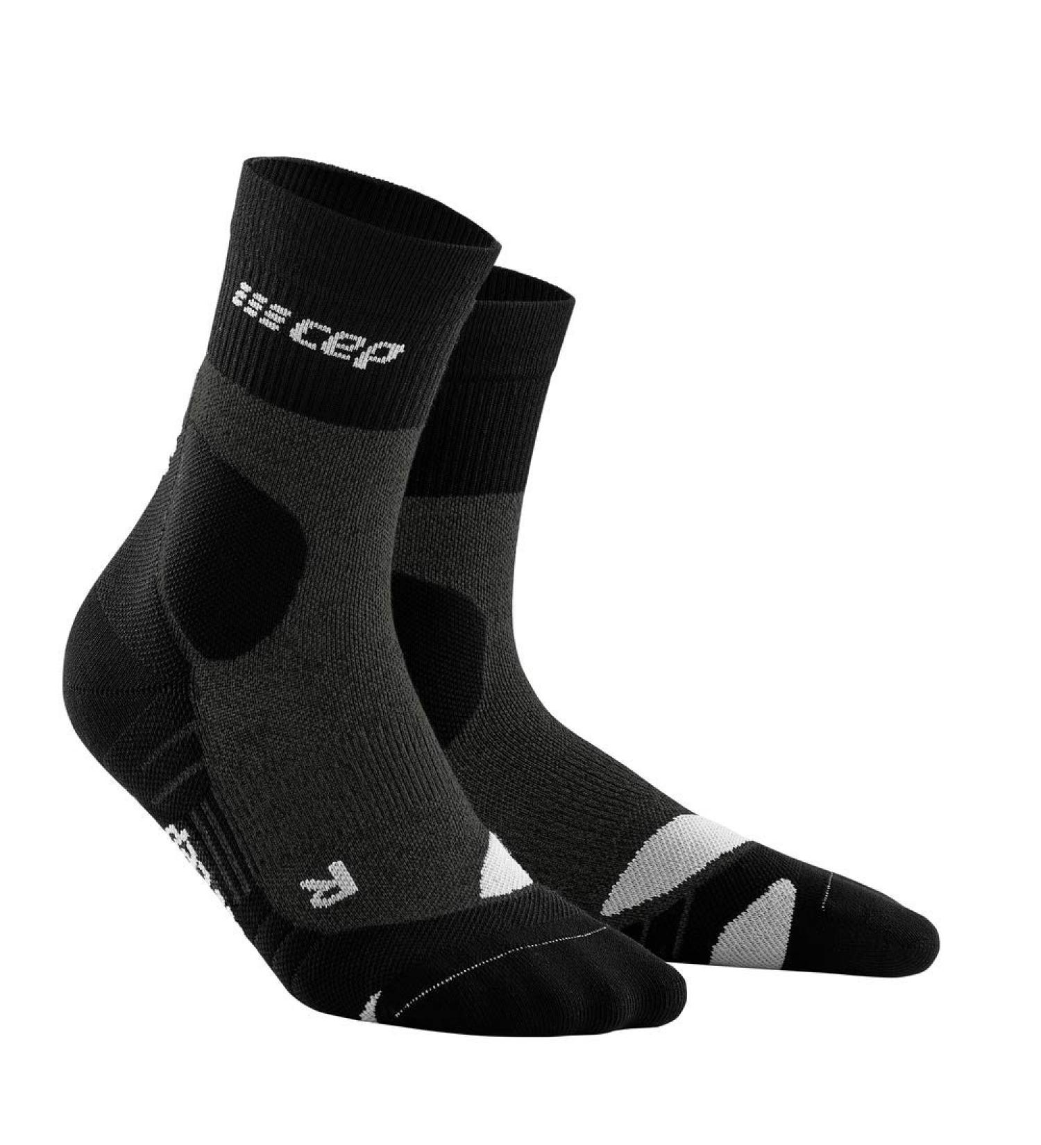 Buy CEP Women's Outdoor Compression Crew Cut Socks - Merino Mid-Cut - 3 Stonegrey/Grey | Best for Hiking & Travel - Buy Online on GoSupps.com