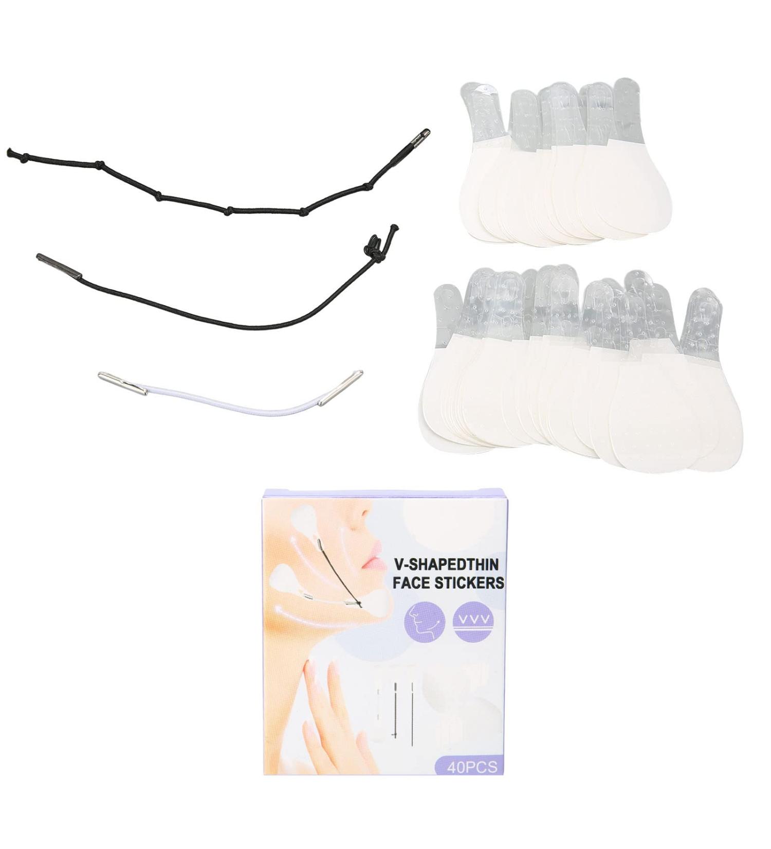 V Line Facelift Tape - 40 Pieces for Wrinkle Lifting & Face Tightening | Neck & Chin Support | Shop Internationally - Buy Online on GoSupps.com