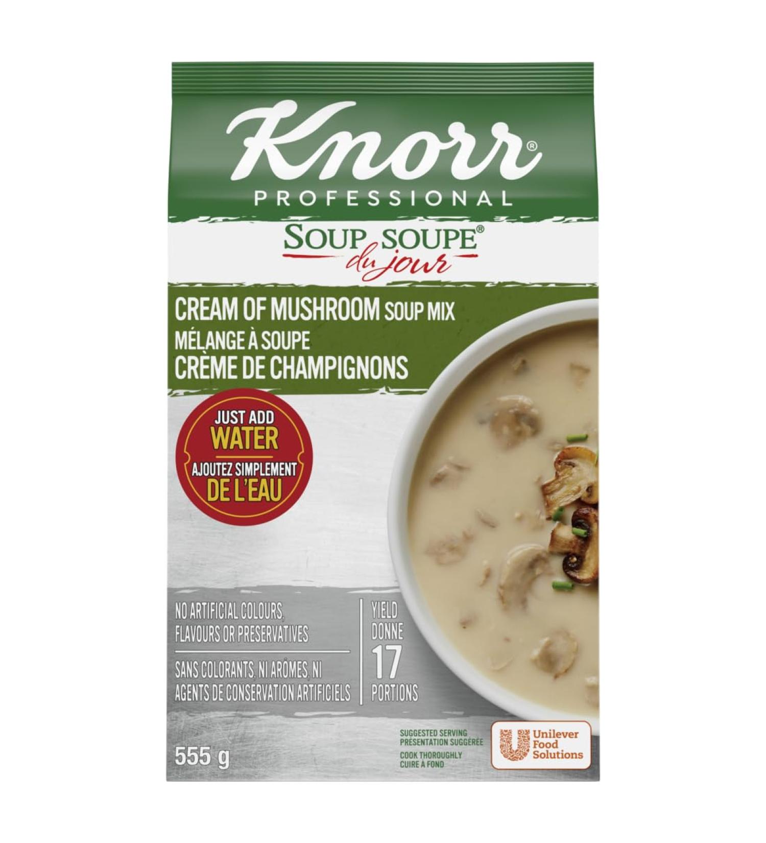 Knorr Professional Cream Mushroom Soup Mix Gluten Free - Buy Online on GoSupps.com