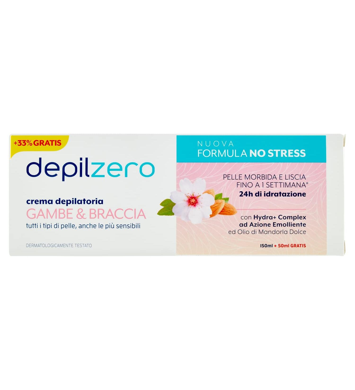DEPILZERO CREAM GAMBE/BRACCIA - Buy Online on GoSupps.com