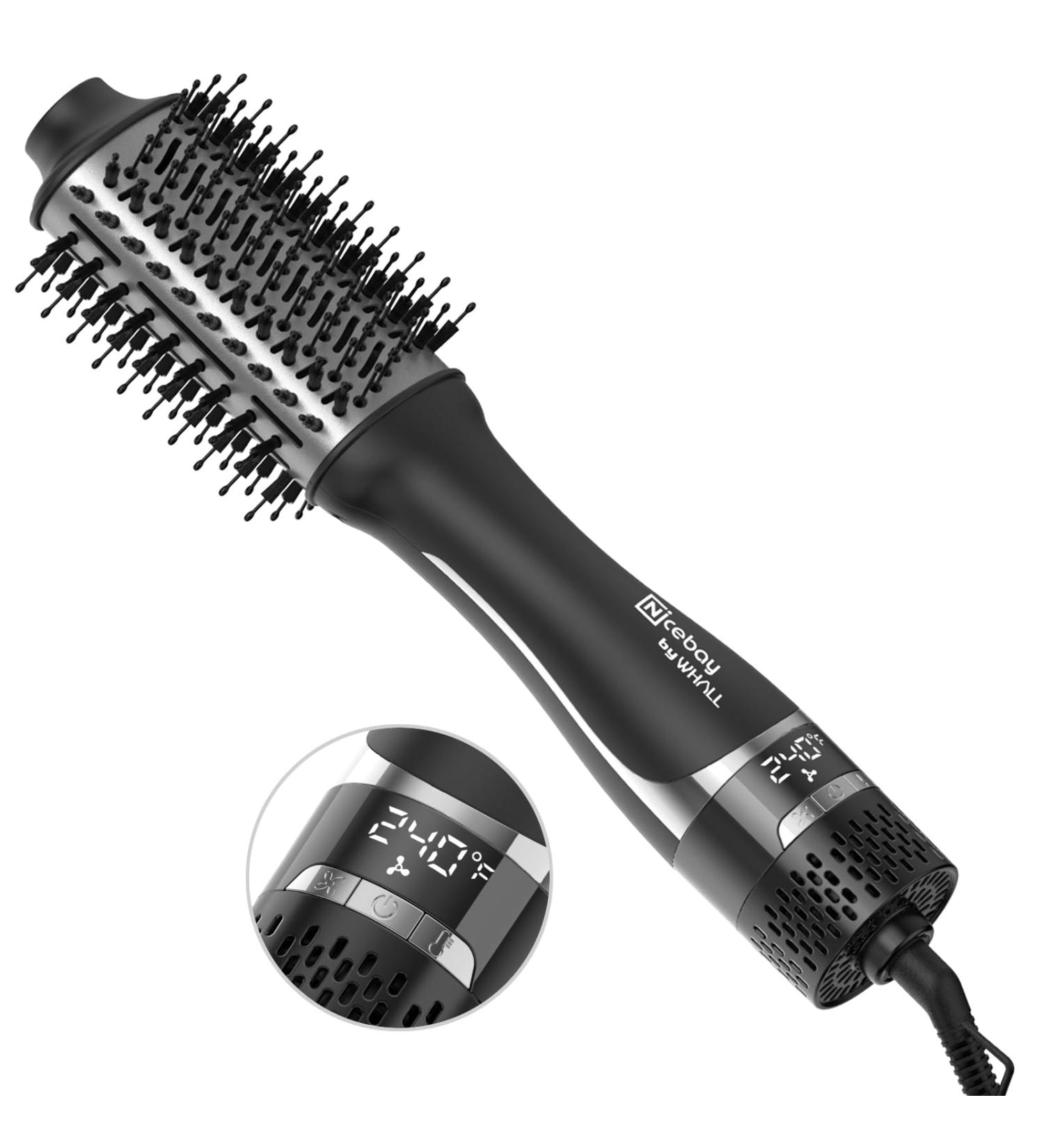 Nicebay 4-in-1 Hair Dryer Brush - Ceramic Negative Ion Technology Display Screen - International Shipping Available - Buy Online on GoSupps.com