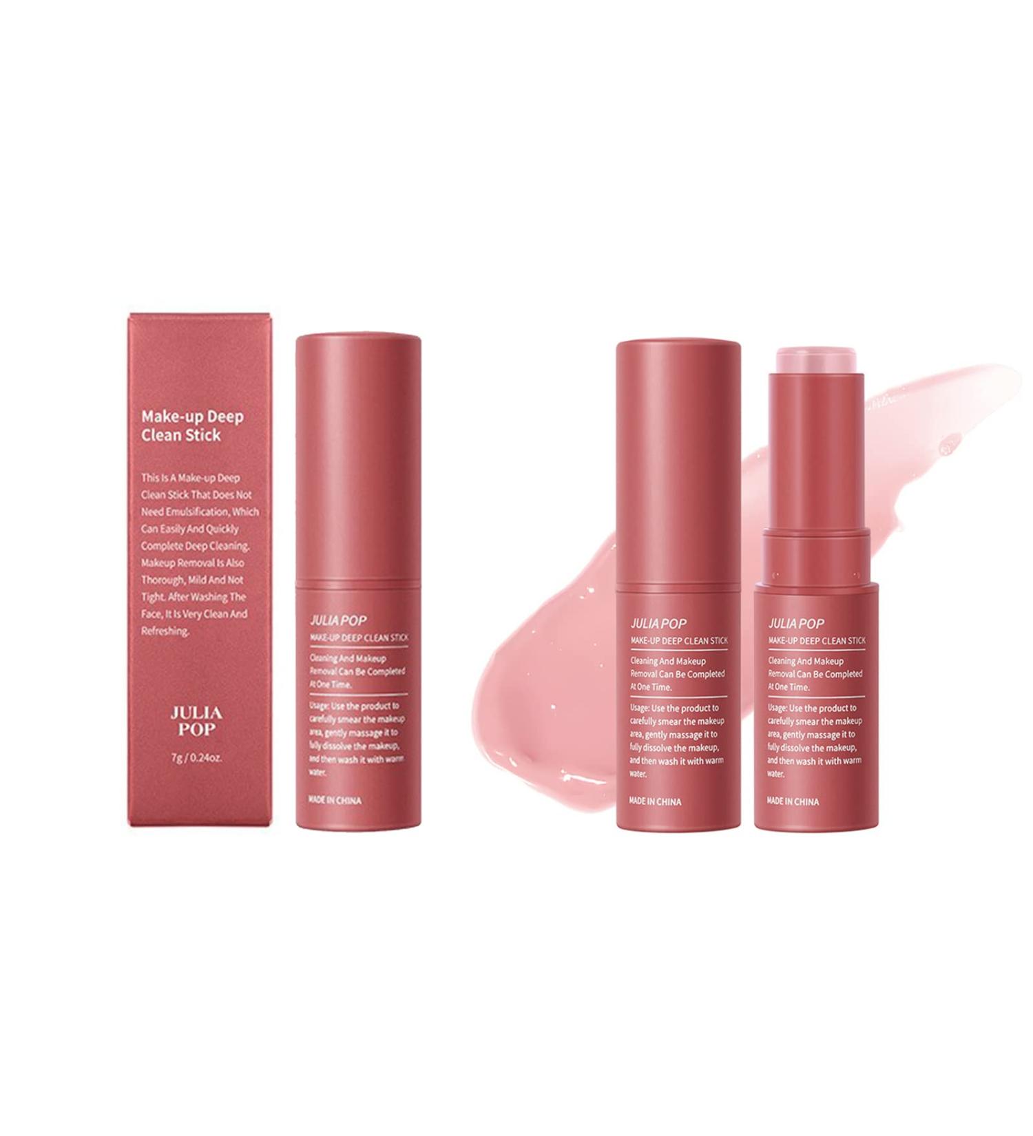 Joyeee 2 Pack Makeup Remover Balm Stick Lash Cream Remover Double Cleansing for Waterproof Makeup Balm to Oil to Milk Gentle Formula for Natural Eyelashes and All Skin Type 0.24 Ounce/7g #06 2 Pack Makeup Cleansing Blam Stick - Buy Online on GoSupps.com