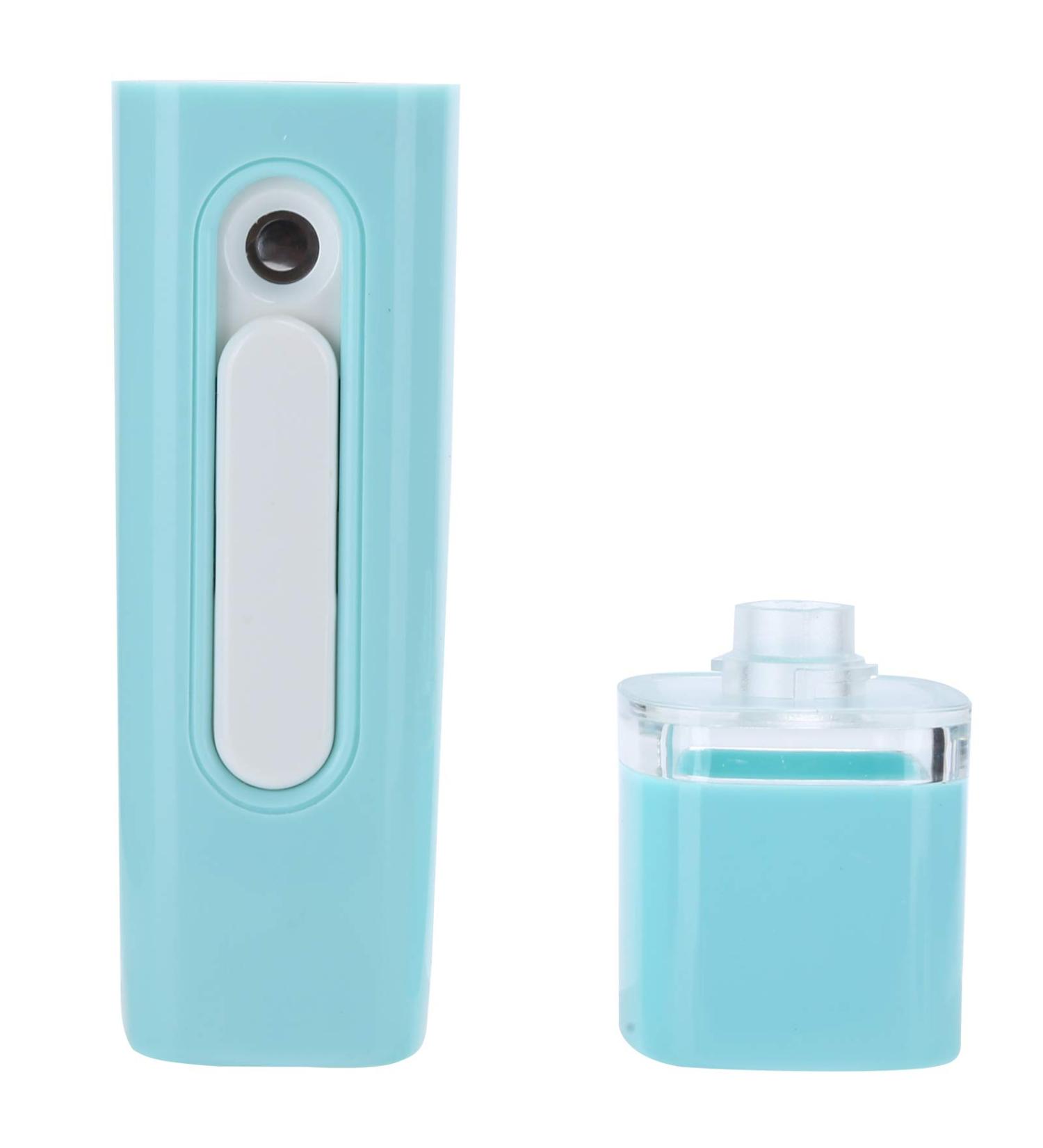 Uadme Humidifier USB Nano Mist Sprayer Air Humidifier Portable Handheld Moisturizing Face Sprayer 28ml Light Green - Buy Online on GoSupps.com