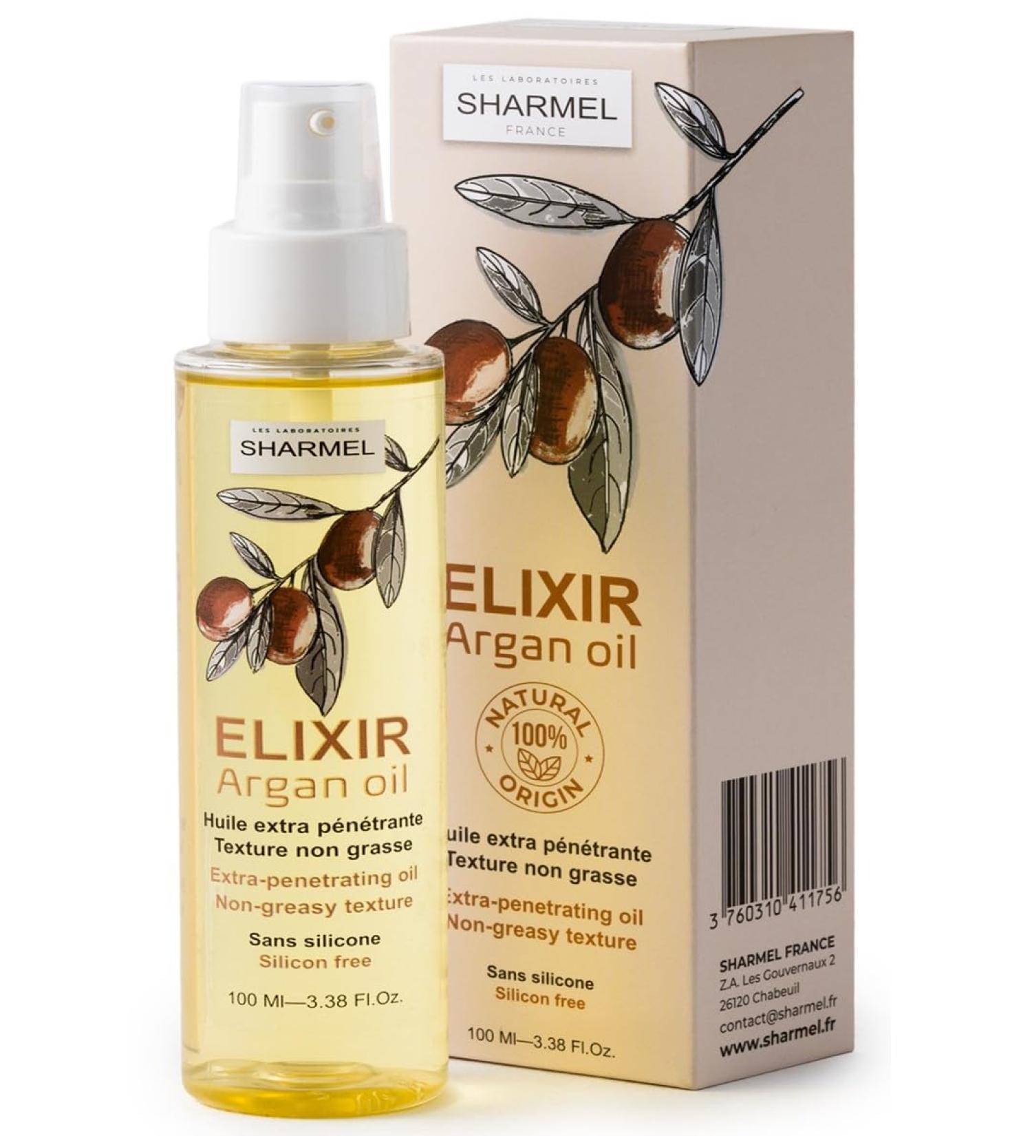 Argan Oil Elixir 100ml - 100% ingredients of natural origin - Light texture - Extra Penetrating - Multi-use Without Rinsing - Thermo-Protective - Made in France - Buy Online on GoSupps.com