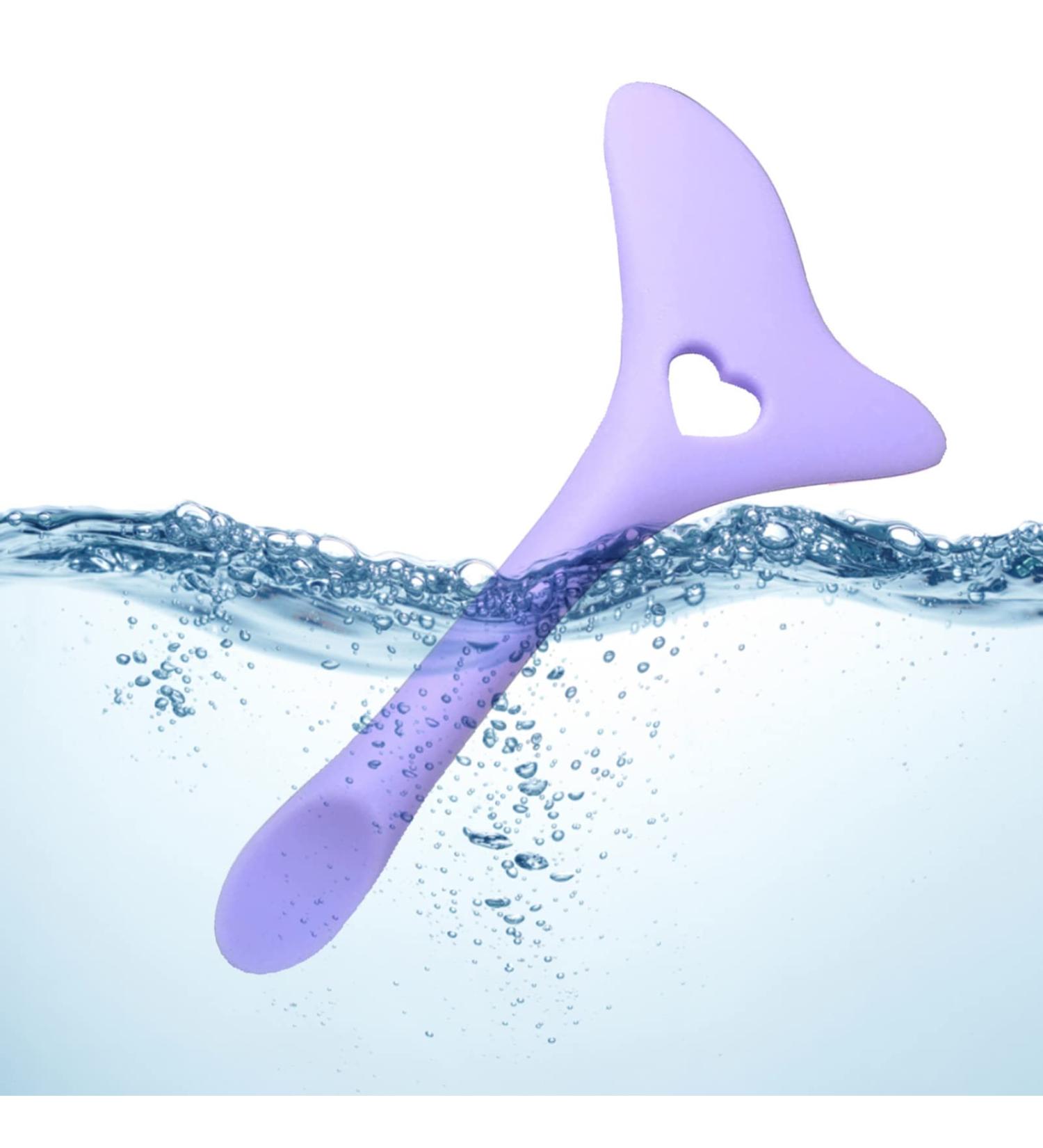 Eyeliner Aid | Silicone Winged Tip Eyeliner Aid | Silicone Eye Liner Aid with Face Cream Scoop for Eyelashes Lipstick Purple - Buy Online on GoSupps.com