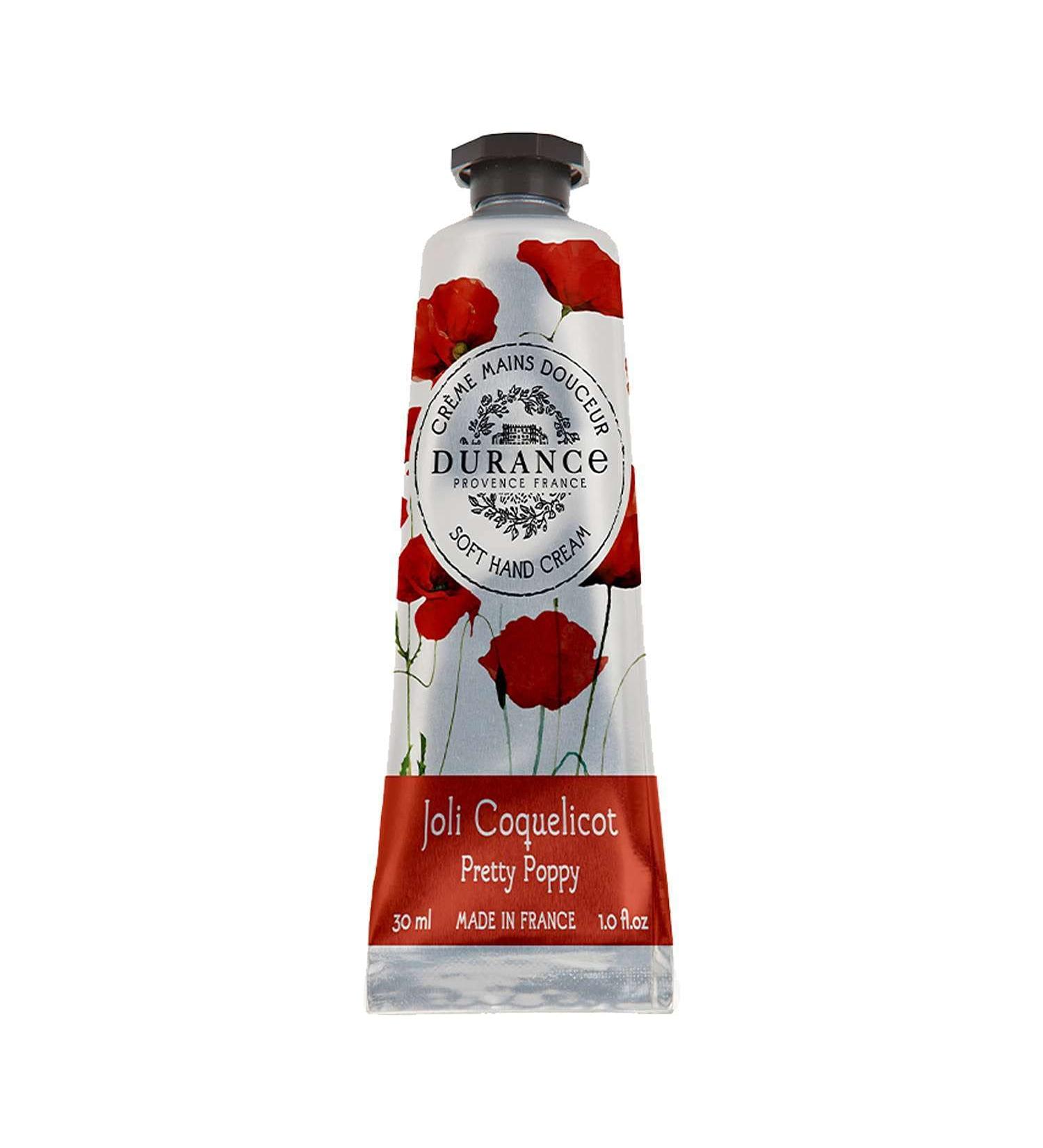 Durance Gentle Hand Cream Beautiful Poppy 30ml