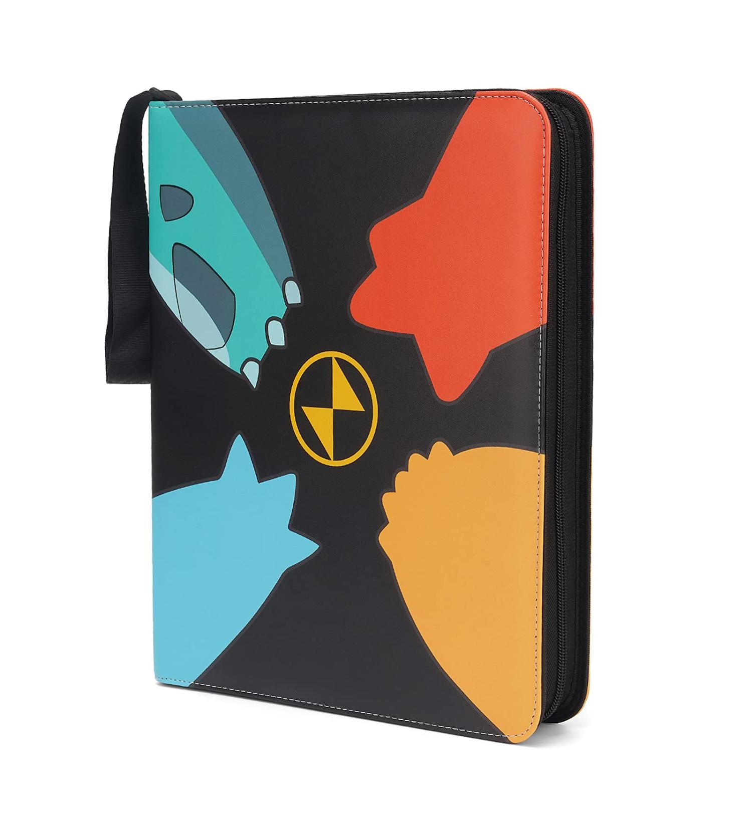 BRGHOMEL Trading Card Binder with 50 Premium 4-Pocket Pages - Holds Up to 400 Cards - Organizer for Boys and Girls - Buy Online on GoSupps.com