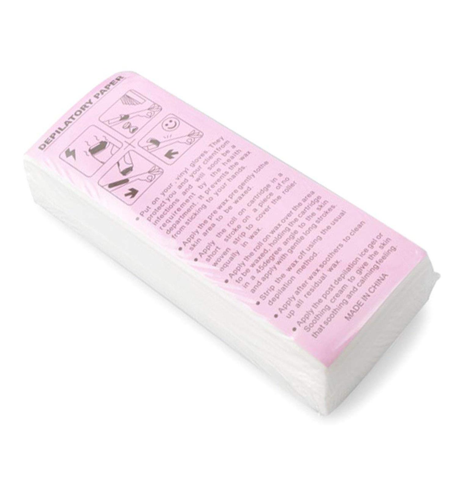 Great Tangle 100 Professional Hair Removal Wax Strips - Nonwoven Fabric Papers for Leg Hair Removal - Depilatory Beauty Tool - Buy Online on GoSupps.com