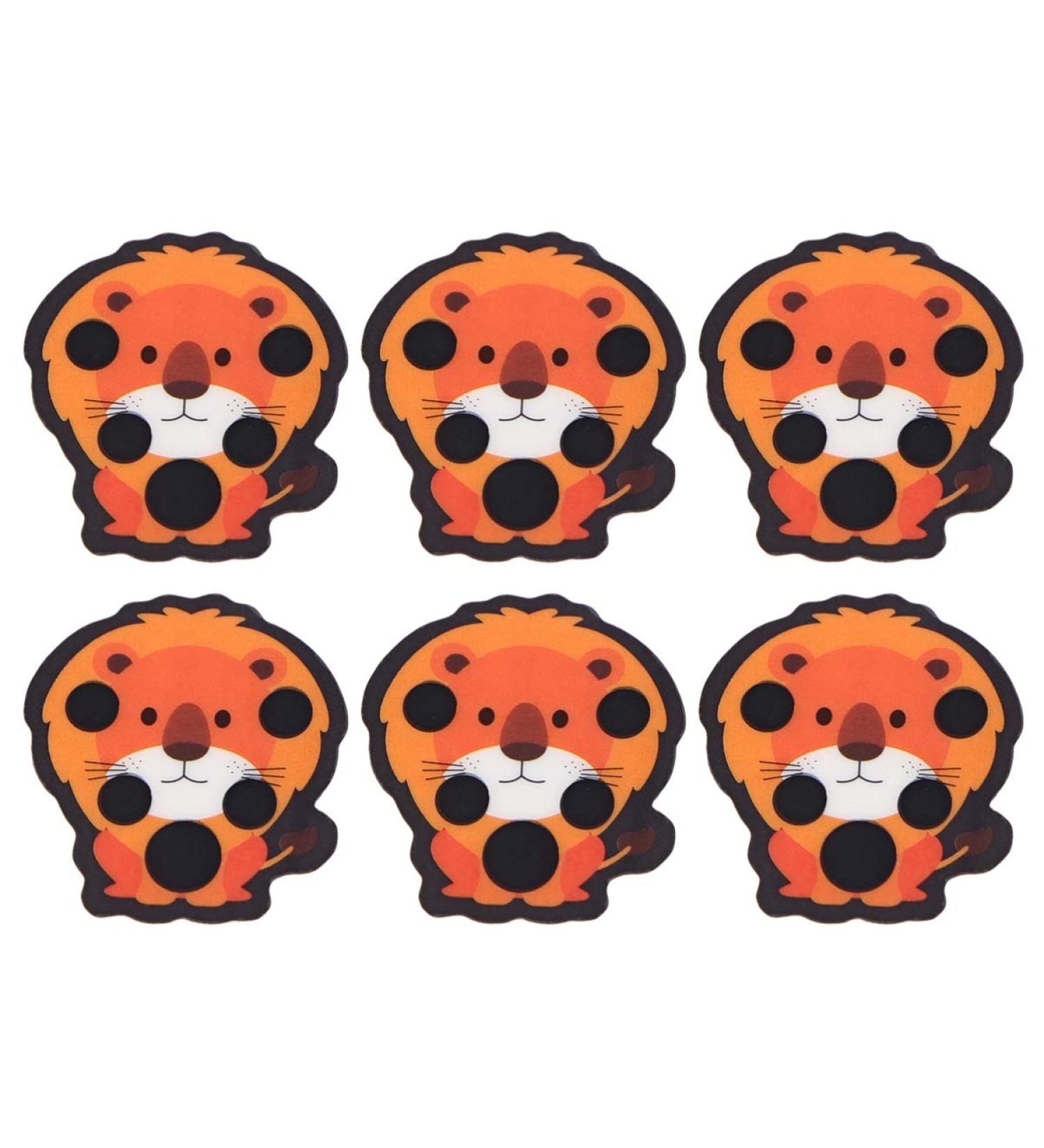10PC Thermometer Stickers - Colorful Animal Patterns for Baby & Toddler Fever - Front Strip Temperature 35-40 C | Ideal for Home & Travel - Buy Online on GoSupps.com