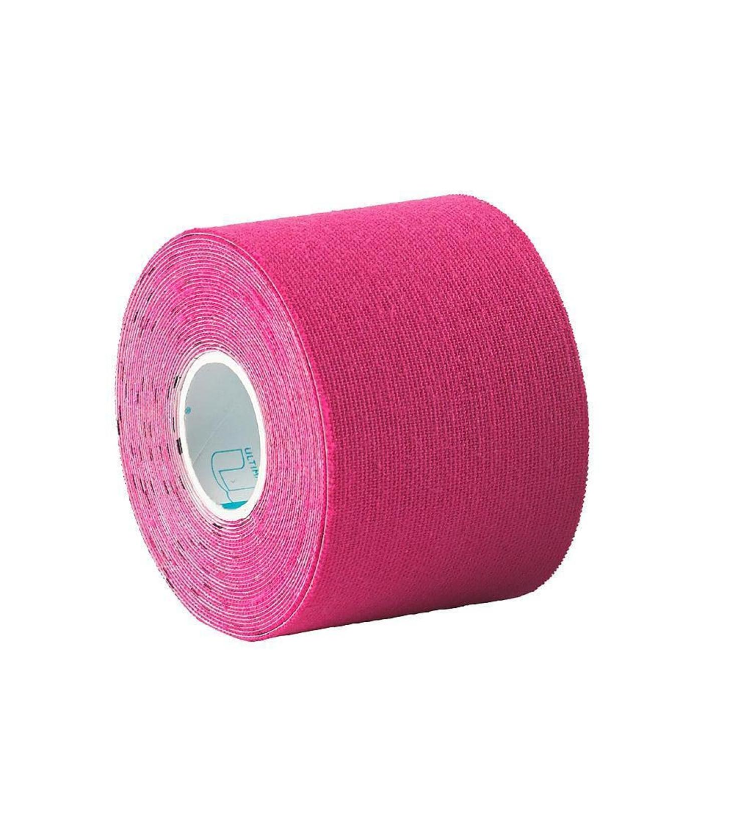 Ultimate Performance Kinesiology Tape - Pre Cut Pink & Black - Enhance Recovery & Support - Buy Online on GoSupps.com