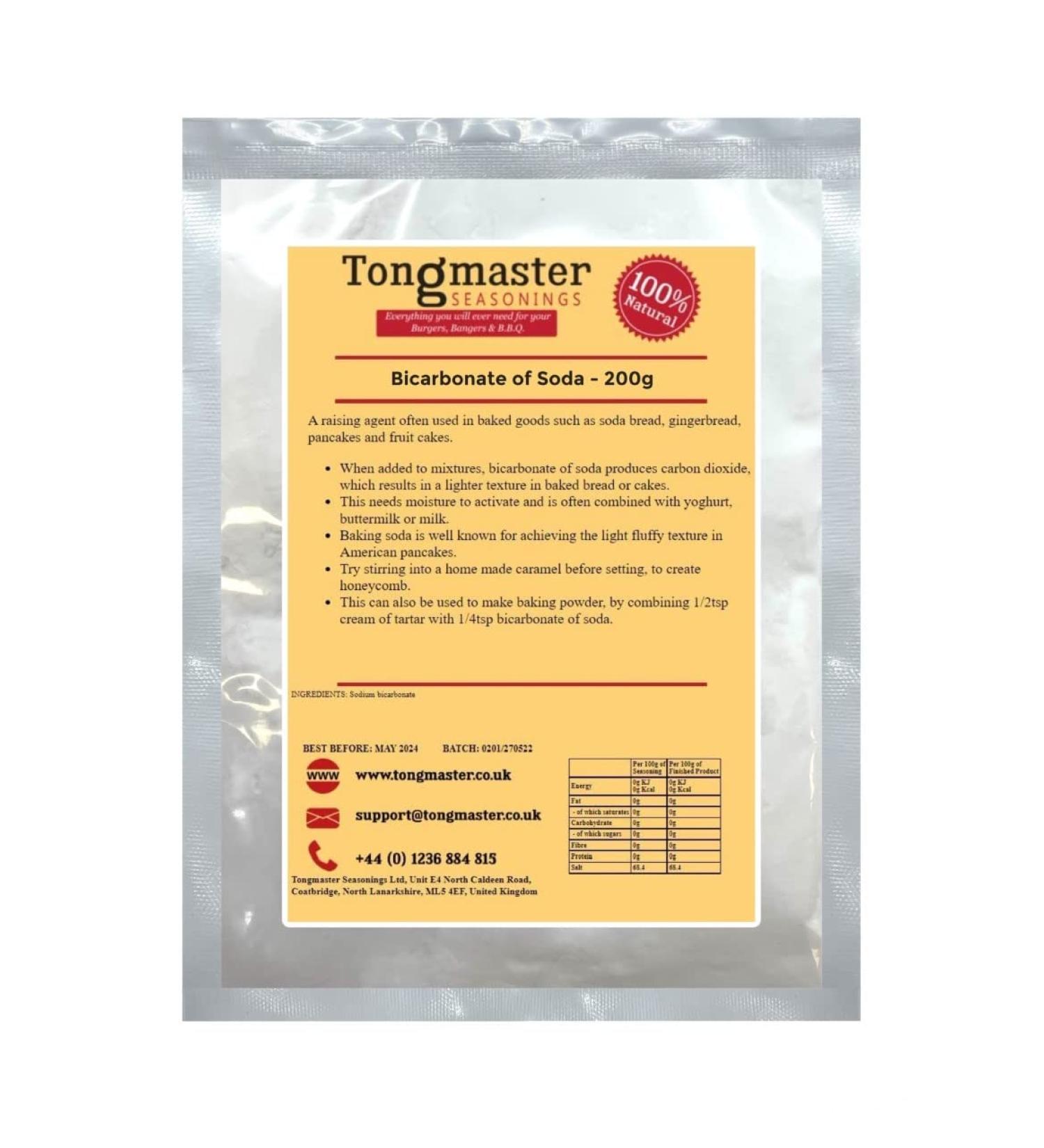 Bicarbonate of Soda/Baking Soda - 200g