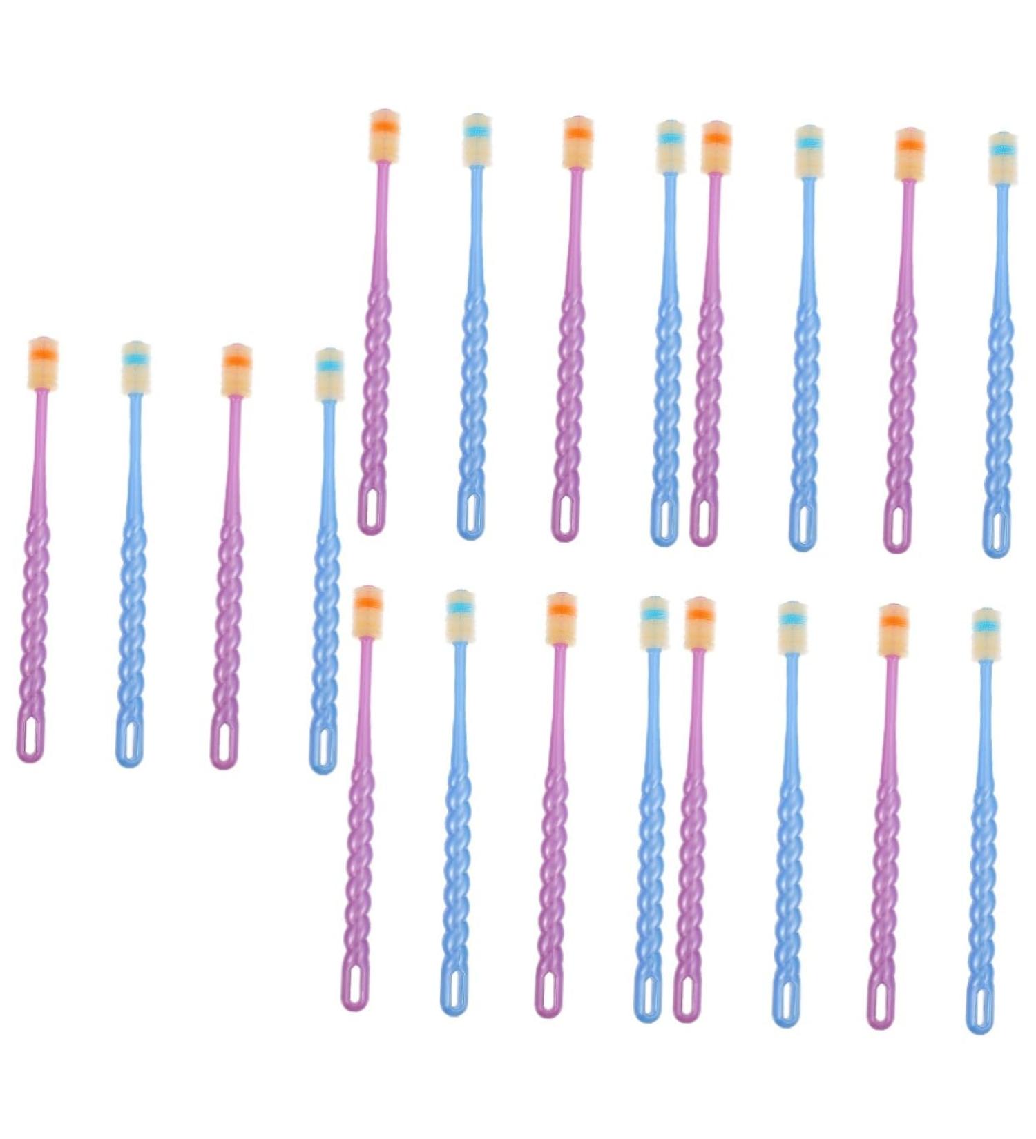 Frcolor 20 Pack Soft Children s Toothbrushes - Gentle Cleaning with Ergonomic Grip - Ideal for Kids' Oral Care - Buy Online on GoSupps.com
