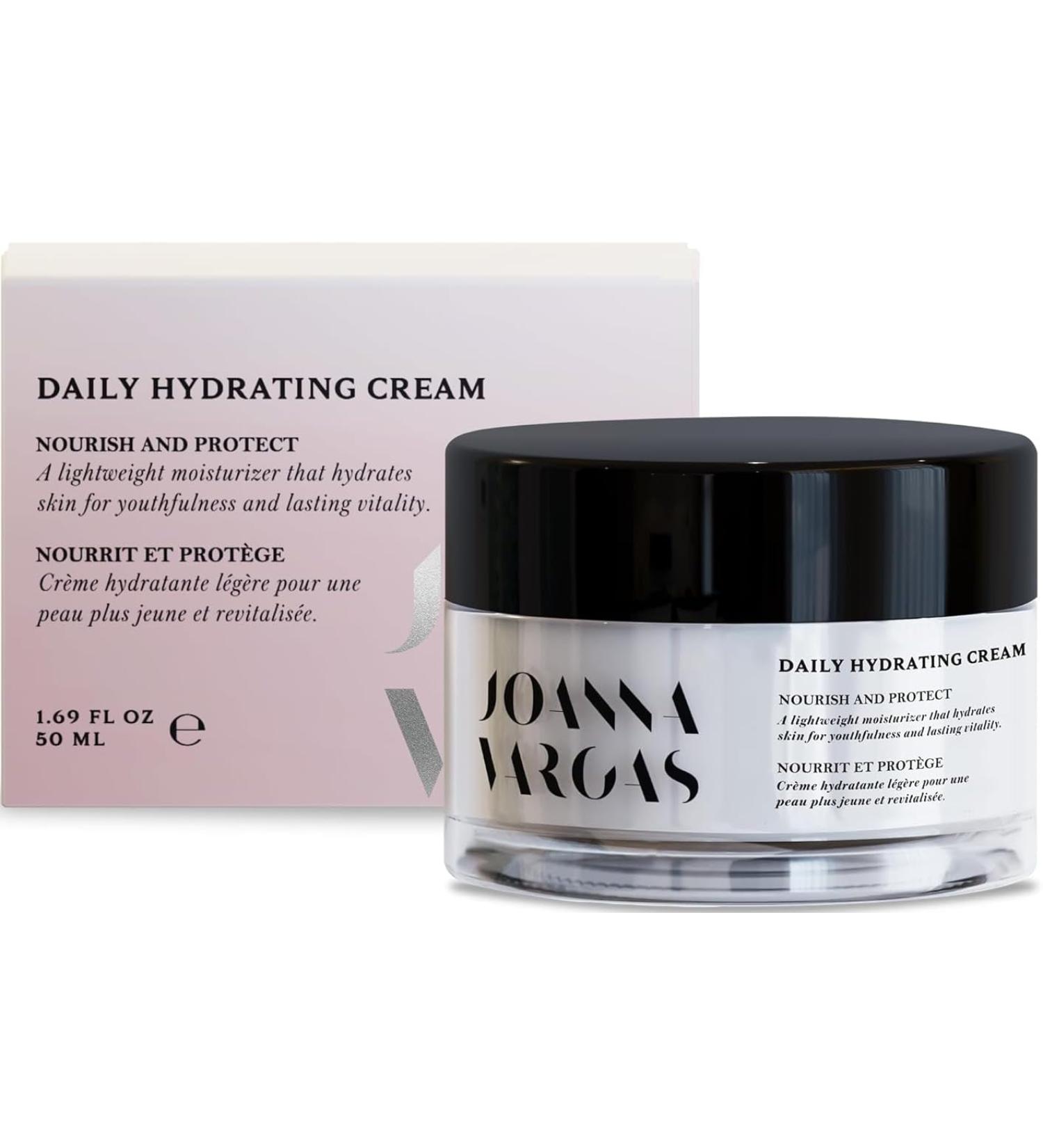 Joanna Vargas Daily Hydrating Face Moisturizer - Plumping Aloe Vera Cream for Radiant Soft Skin | Nourishing Day & Night Moisturizer for Women - Buy Online on GoSupps.com