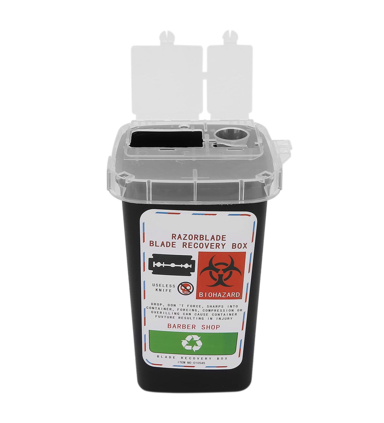 Large Capacity Blade Dispenser Etui | Hairdressing Salon Storage Container - Safe Blade Disposal for Salons (BlcAK) - Buy Online on GoSupps.com