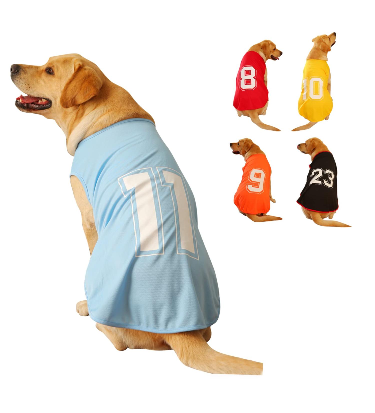 Buy XXL Blue Dog Shirt - Breathable Summer Vest for All Dog Sizes | Stylish Tank Top for Pets - Buy Online on GoSupps.com