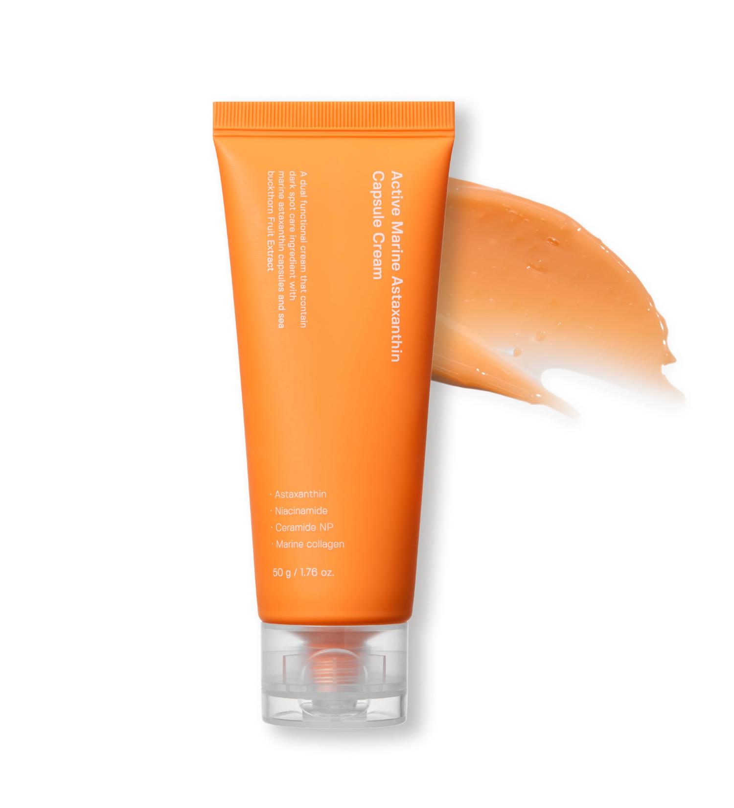 SUNGBOON EDITOR Active Marine Astaxanthin Capsule Cream 50ml | Facial Cream for Brightening | Deep Hydration Soothing Moisturizer - Buy Online on GoSupps.com