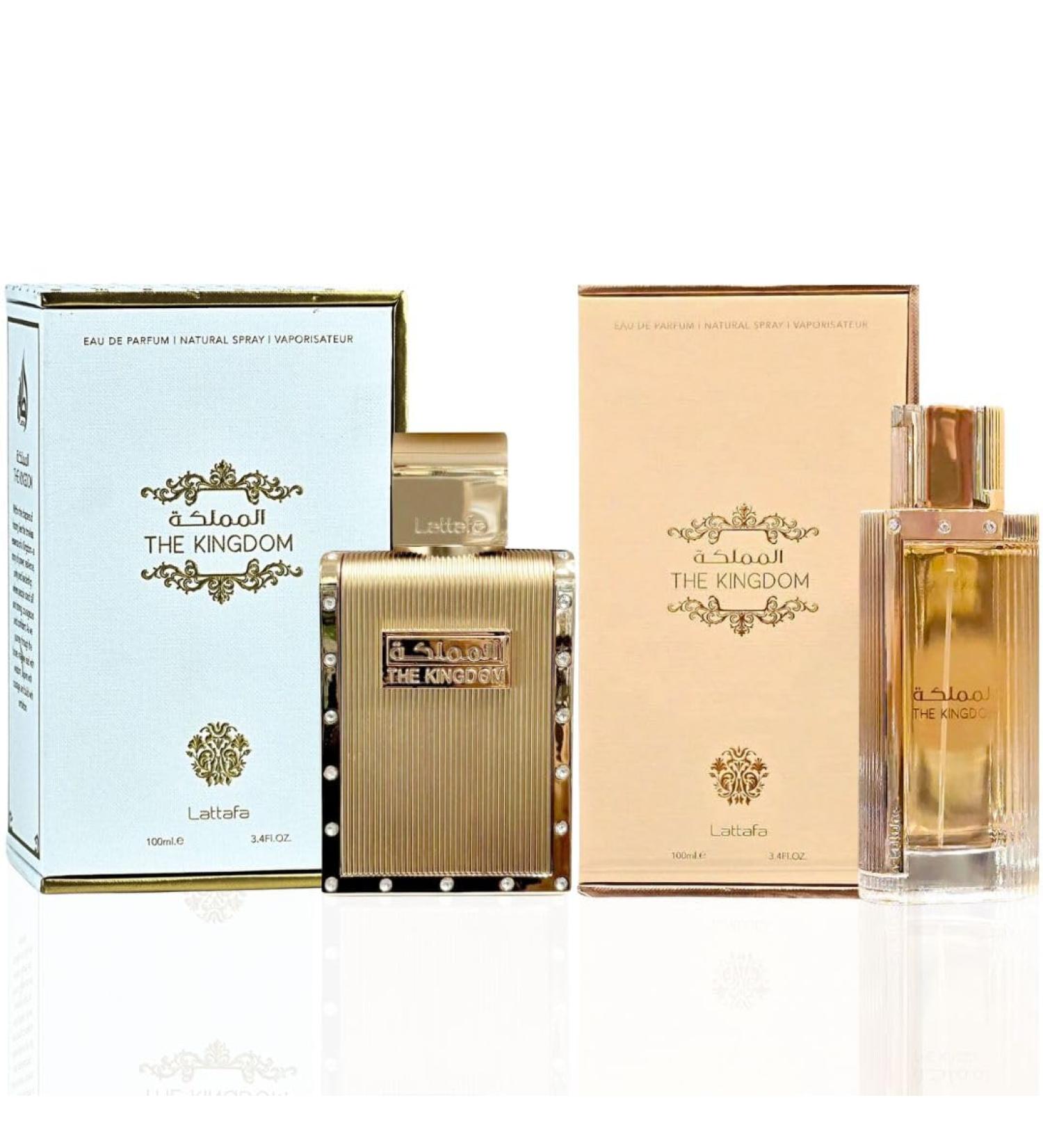 LATTAFA The Kingdom for Men & The Kingdom for Women - EDP Spray 100ML (3.4 OZ) Long Lasting Luxurious Masculine & Feminine Scents. (Value Pack) - Buy Online on GoSupps.com