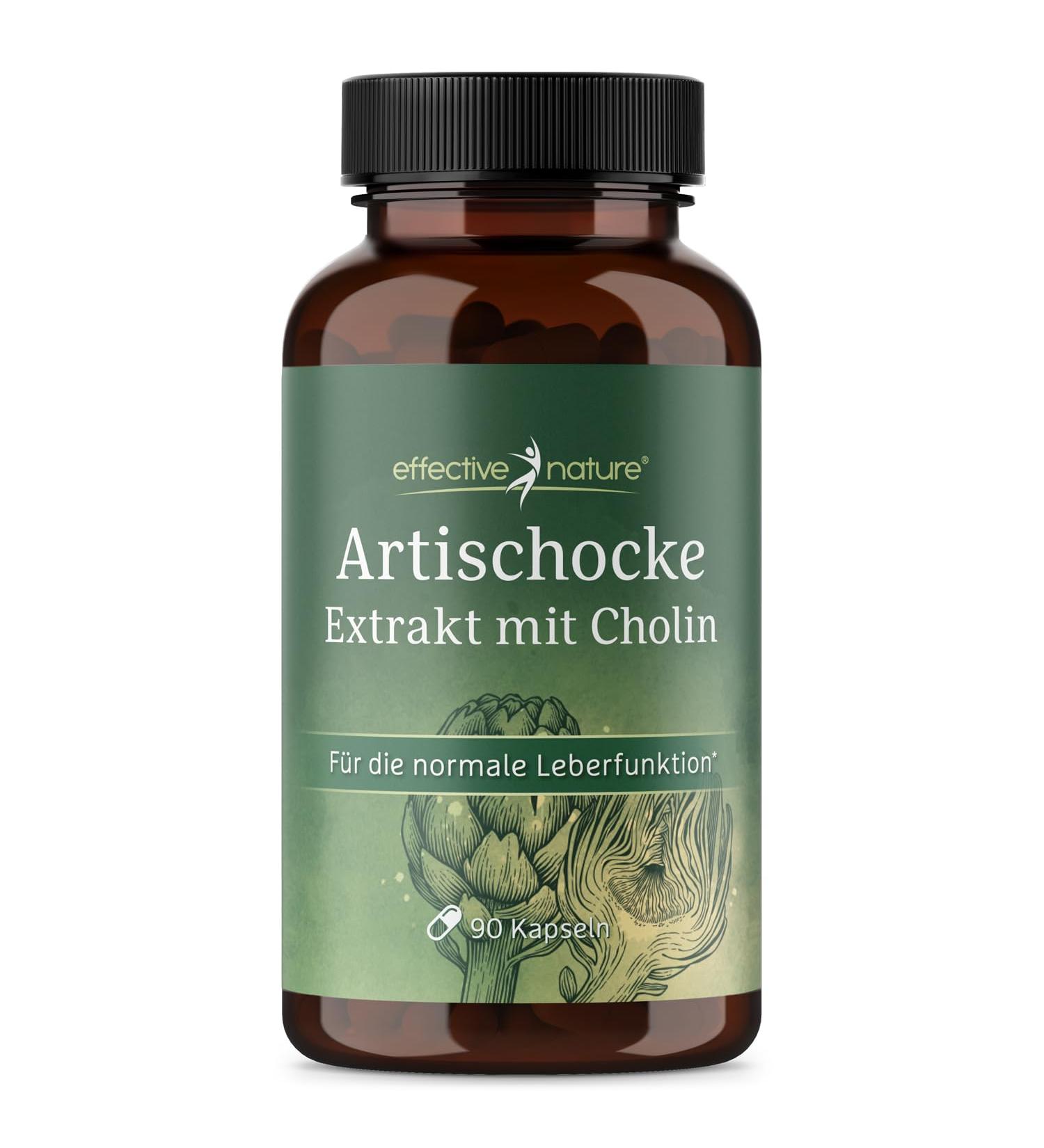 Buy Artichoke Extract Capsules 2400mg - High Dose 6:1 with Choline for Liver Support - 2.5% Cynarin - International Shipping Available - Buy Online on GoSupps.com