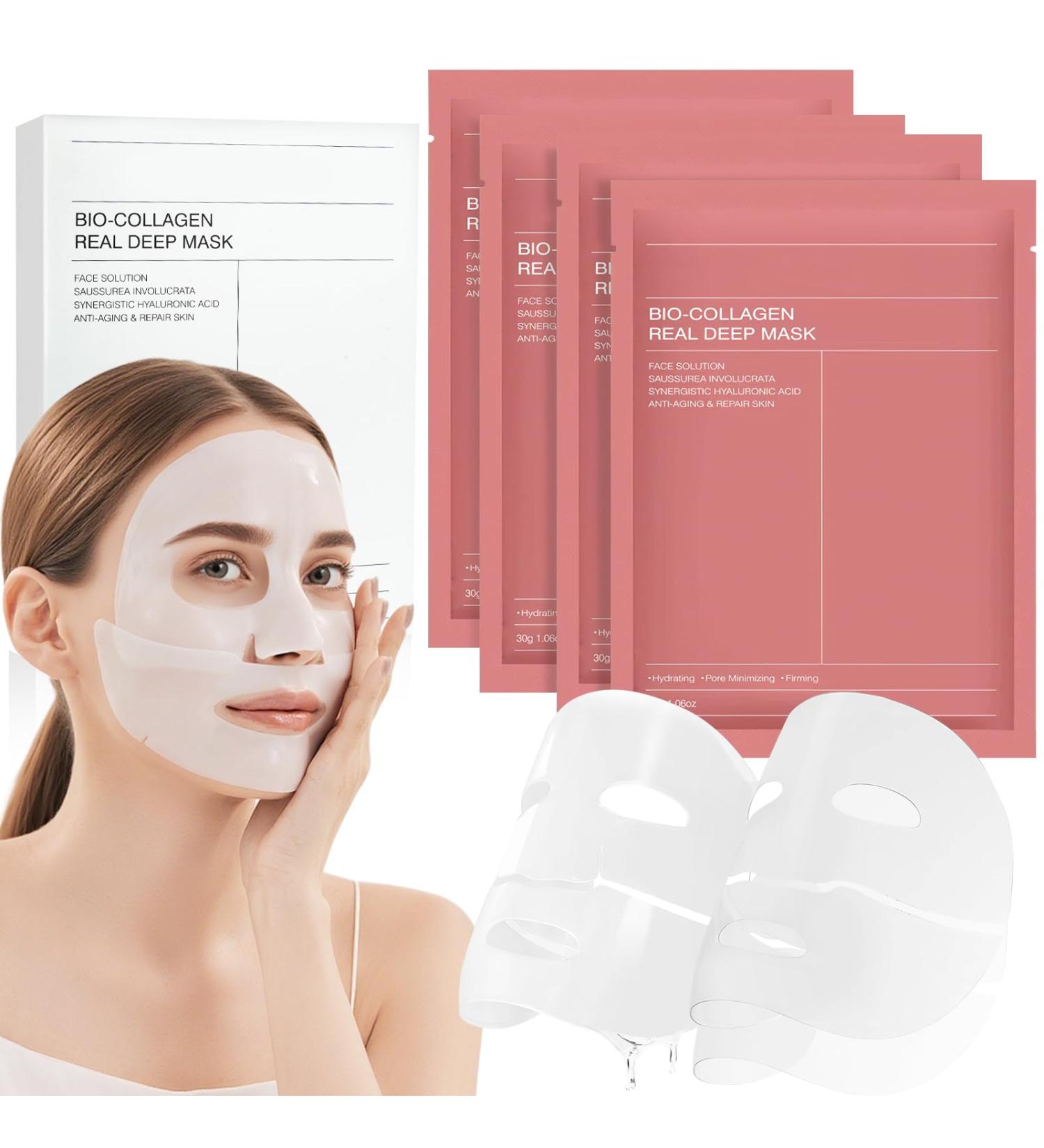 FUN Face mask for women Korean face mask overnigh mask for night face masks beauty soothing moisturizing home spa treatment 4x30 g - Buy Online on GoSupps.com